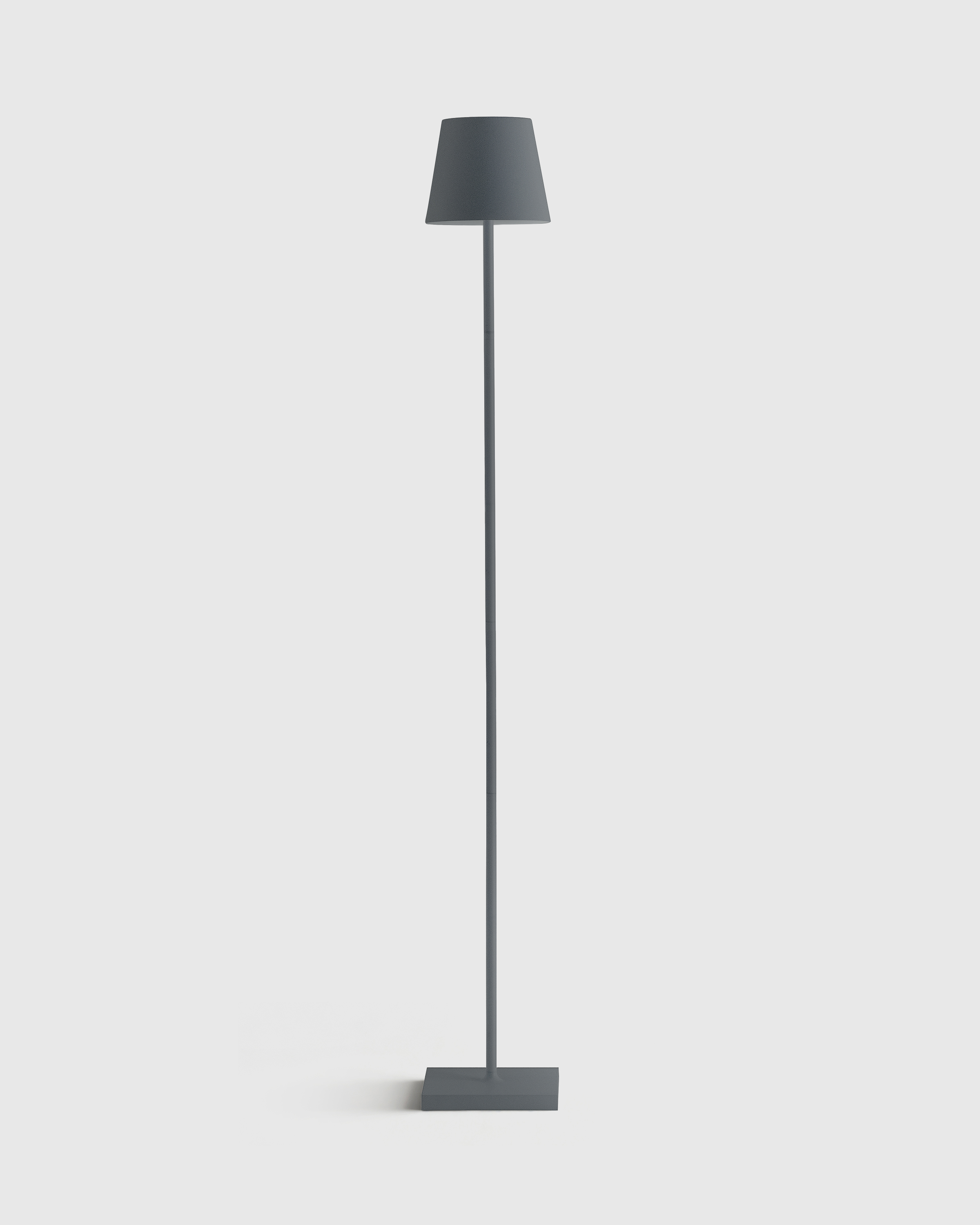 Dark Grey Poldina Pro Rechargeable Floor Lamp by Zafferano