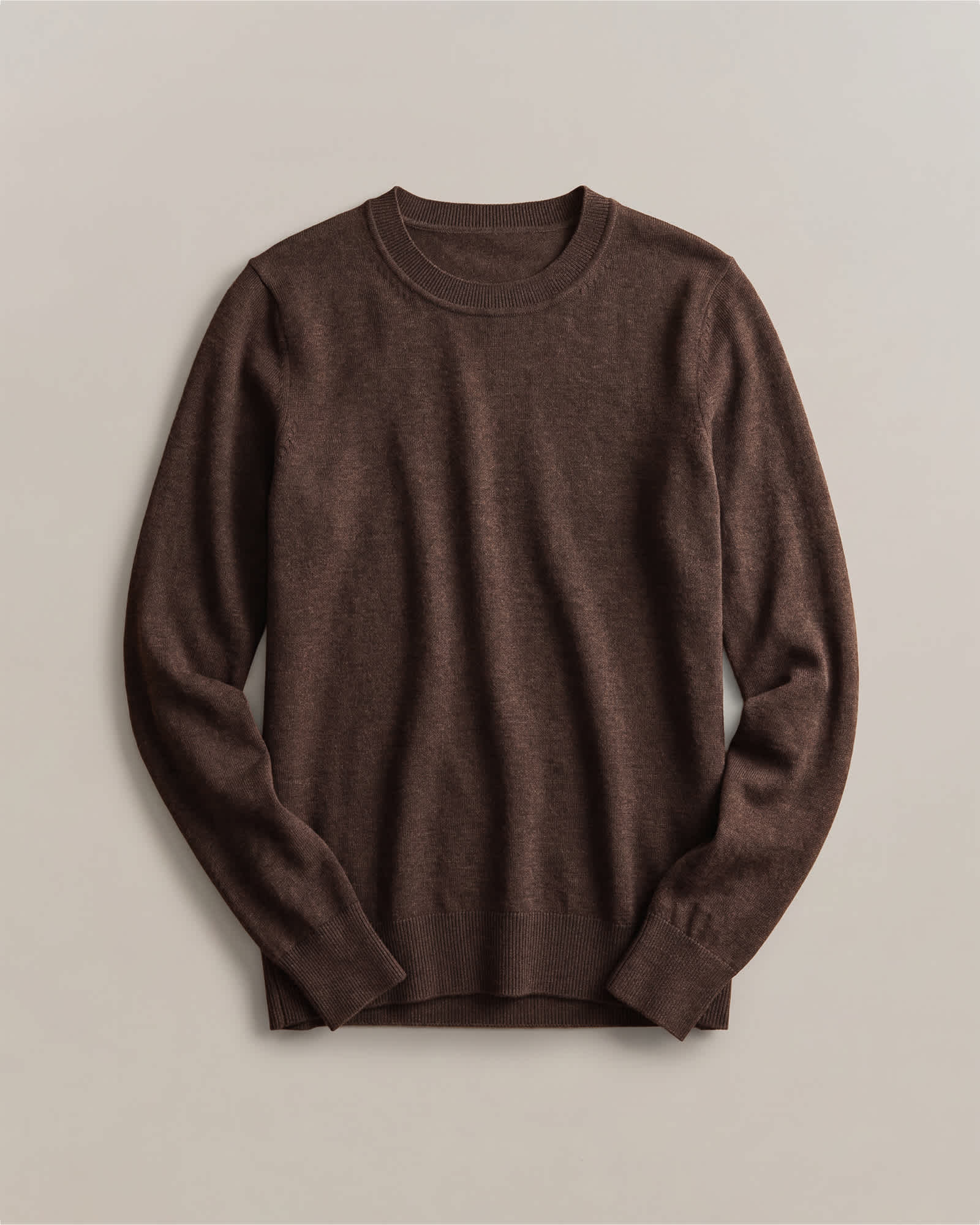 Lightweight Cotton Cashmere Crew Sweater