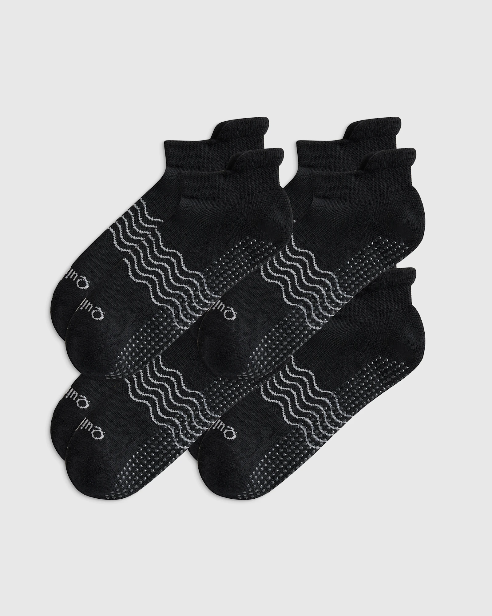 Everyday Cotton Pilates Gripper Ankle Socks (4-pack)