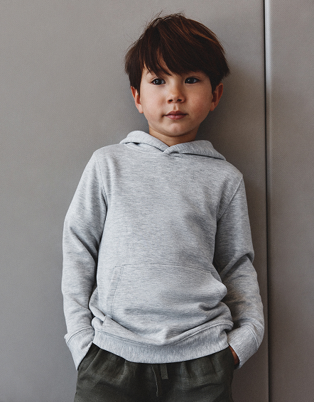 Heather Grey SuperSoft Fleece Pullover Hoodie