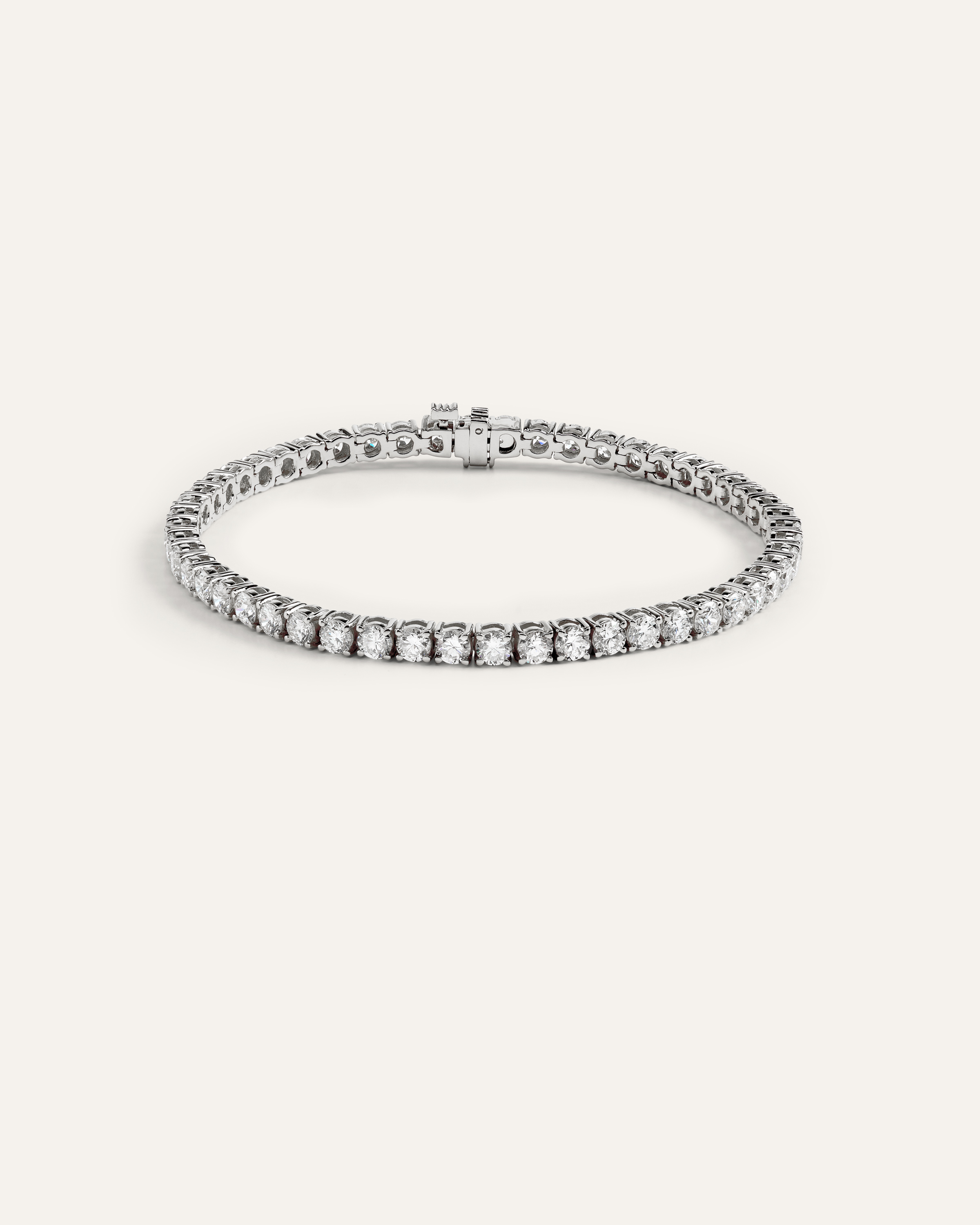 White Gold 14K Gold Lab Grown Diamond Tennis Bracelet