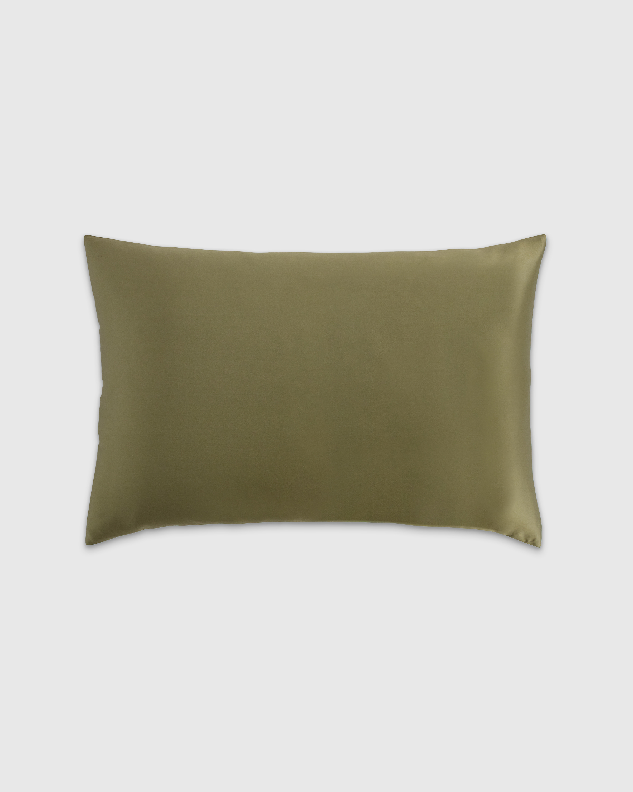 100% Mulberry Silk Pillowcase | Washed Olive | King Size
