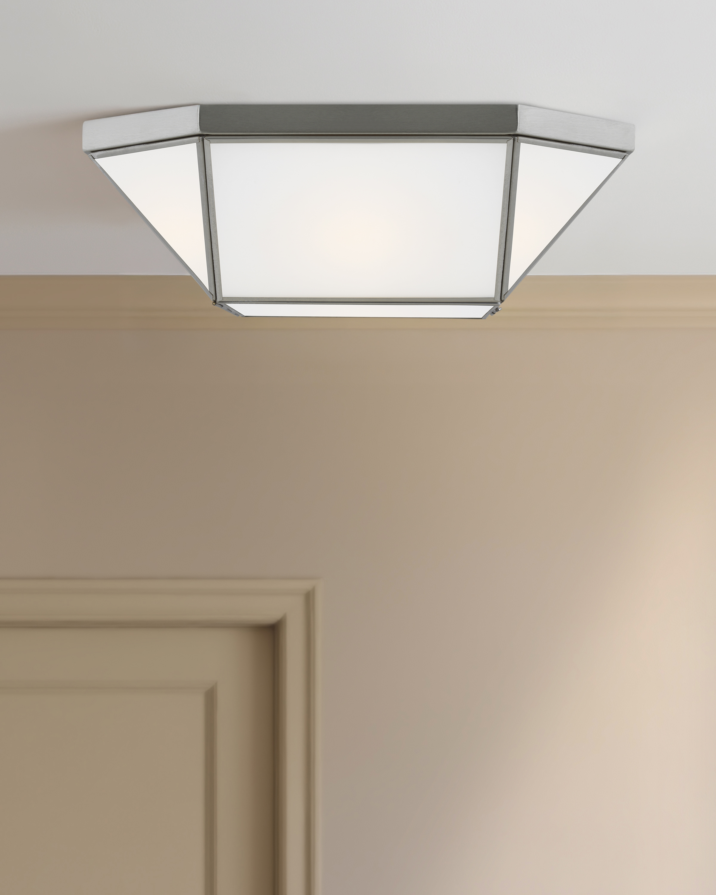 Geometric Steel Flush Mount - Thumbnail 2