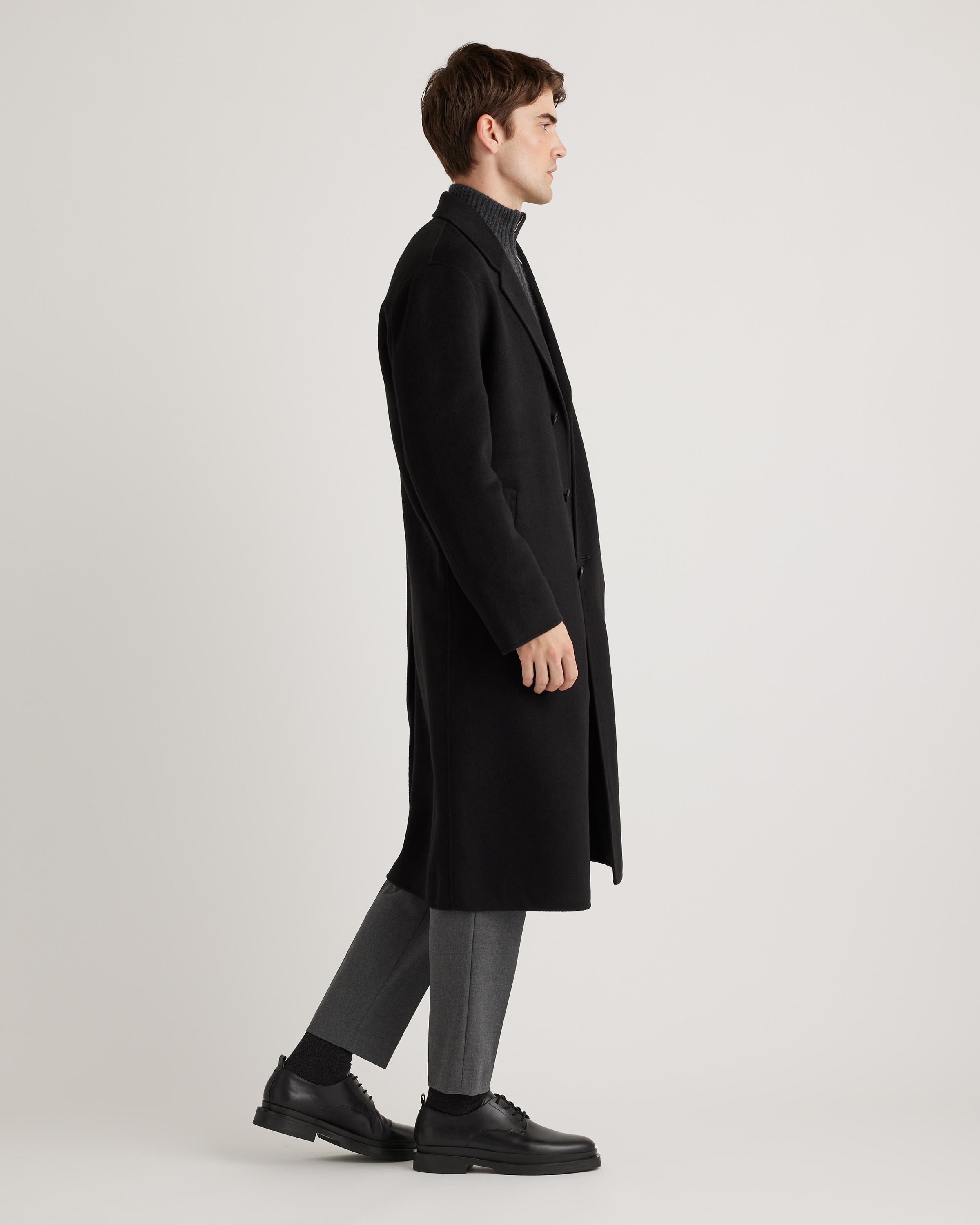 100% Cashmere Unlined Overcoat