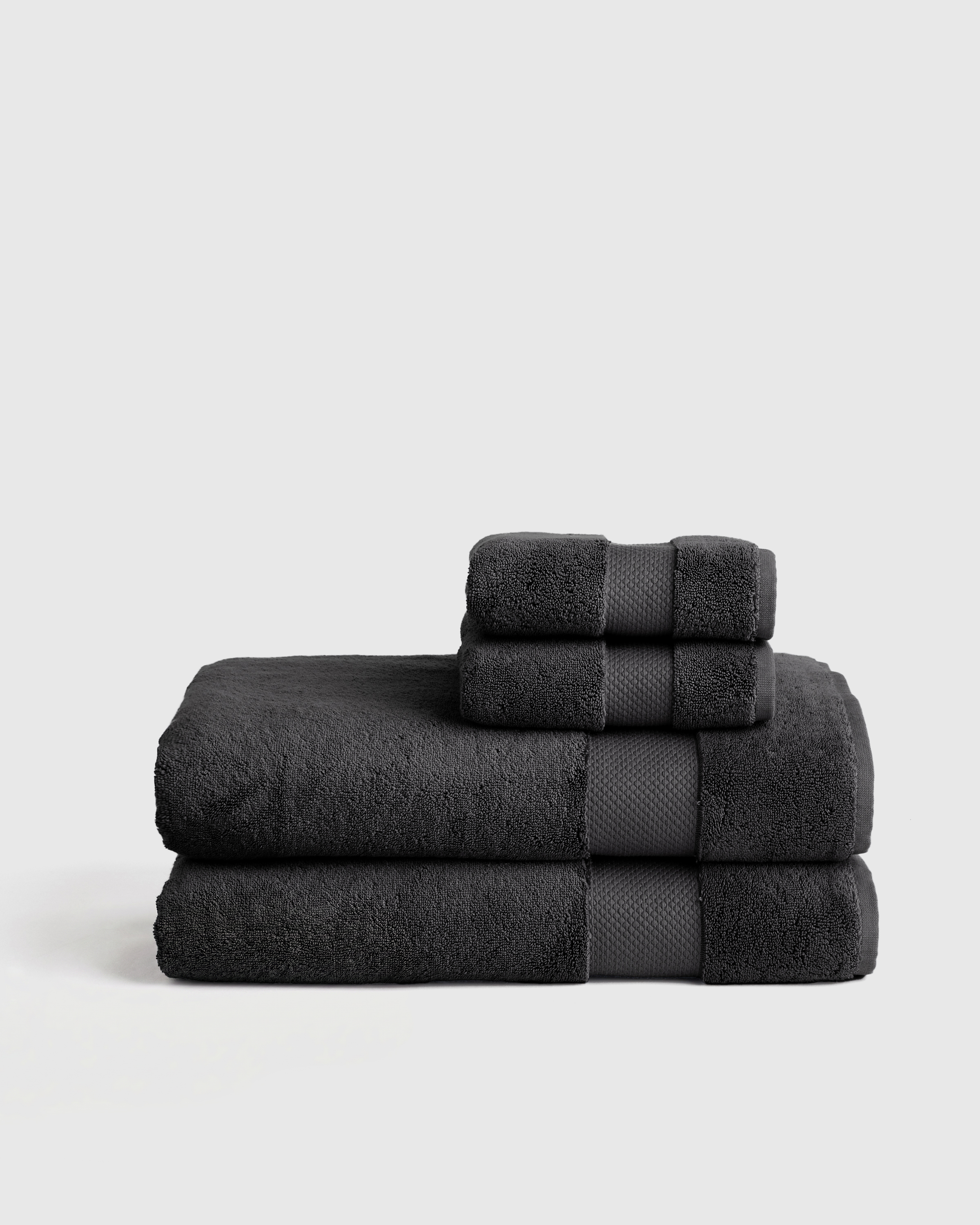 Charcoal Turkish Ultra Plush Bath Sheet Bundle