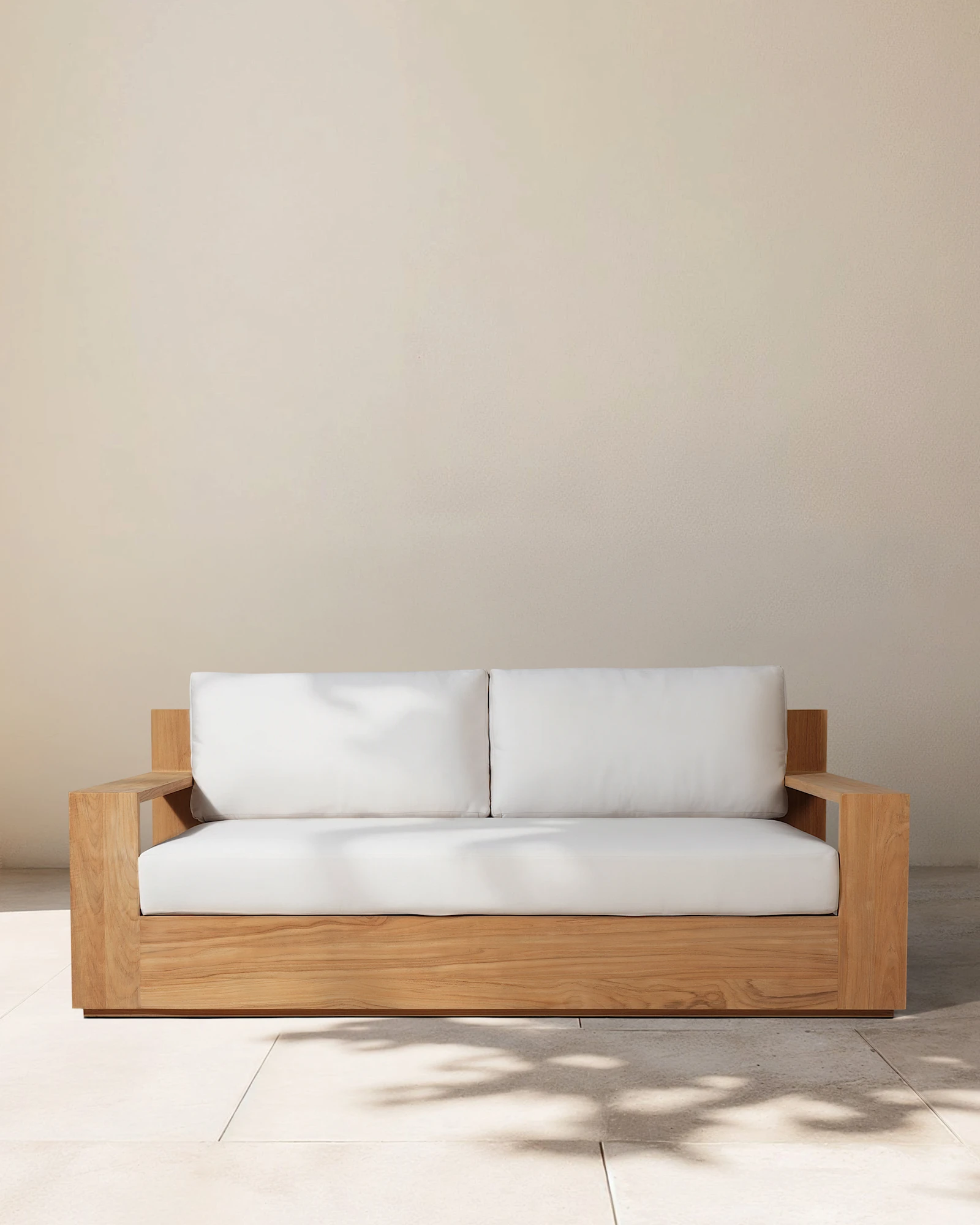 Solid Teak Outdoor Sofa