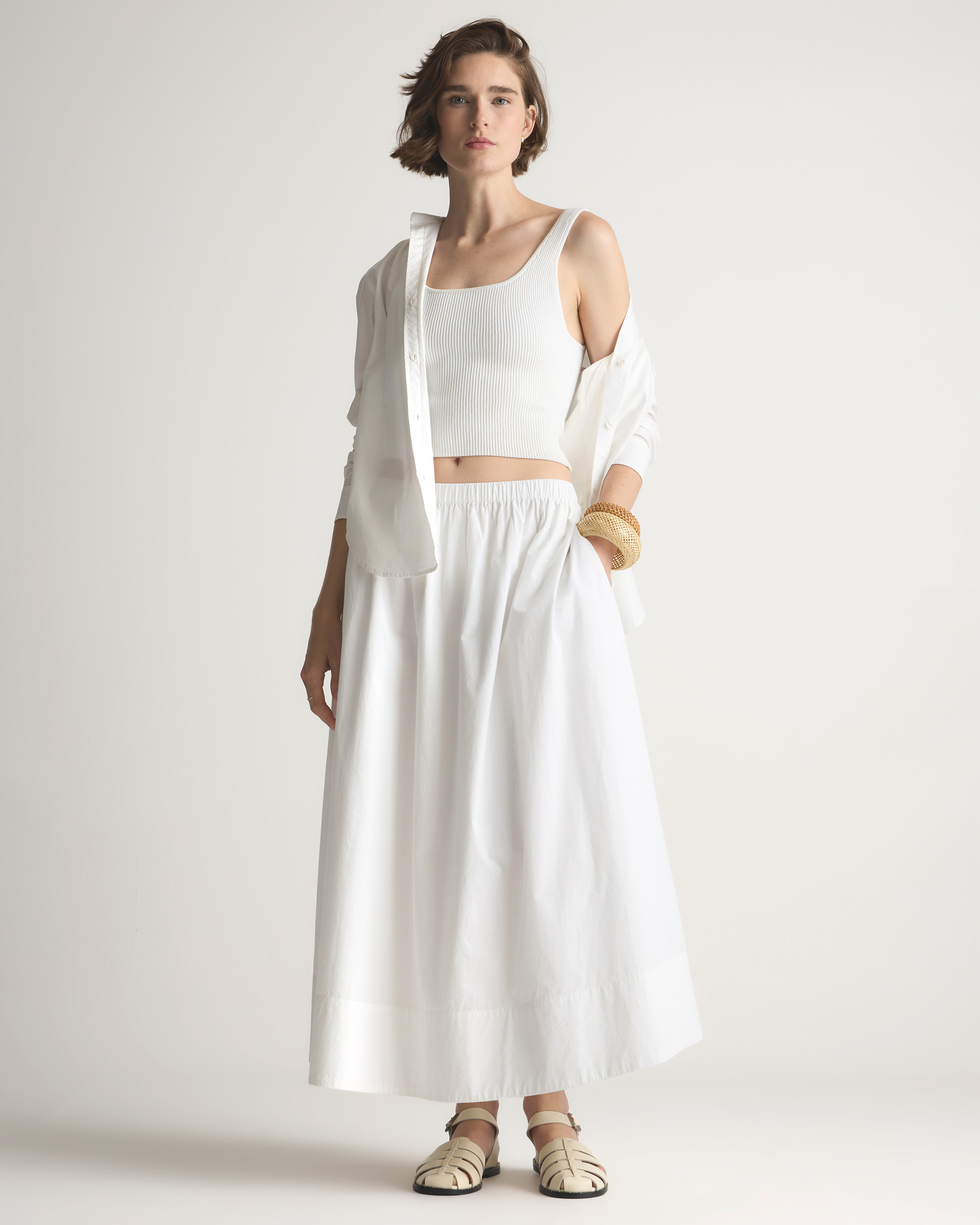 スカート 120% Lino White Cotton Skirt WFESU11WHIW24M-6419K-_BK.jpg?v