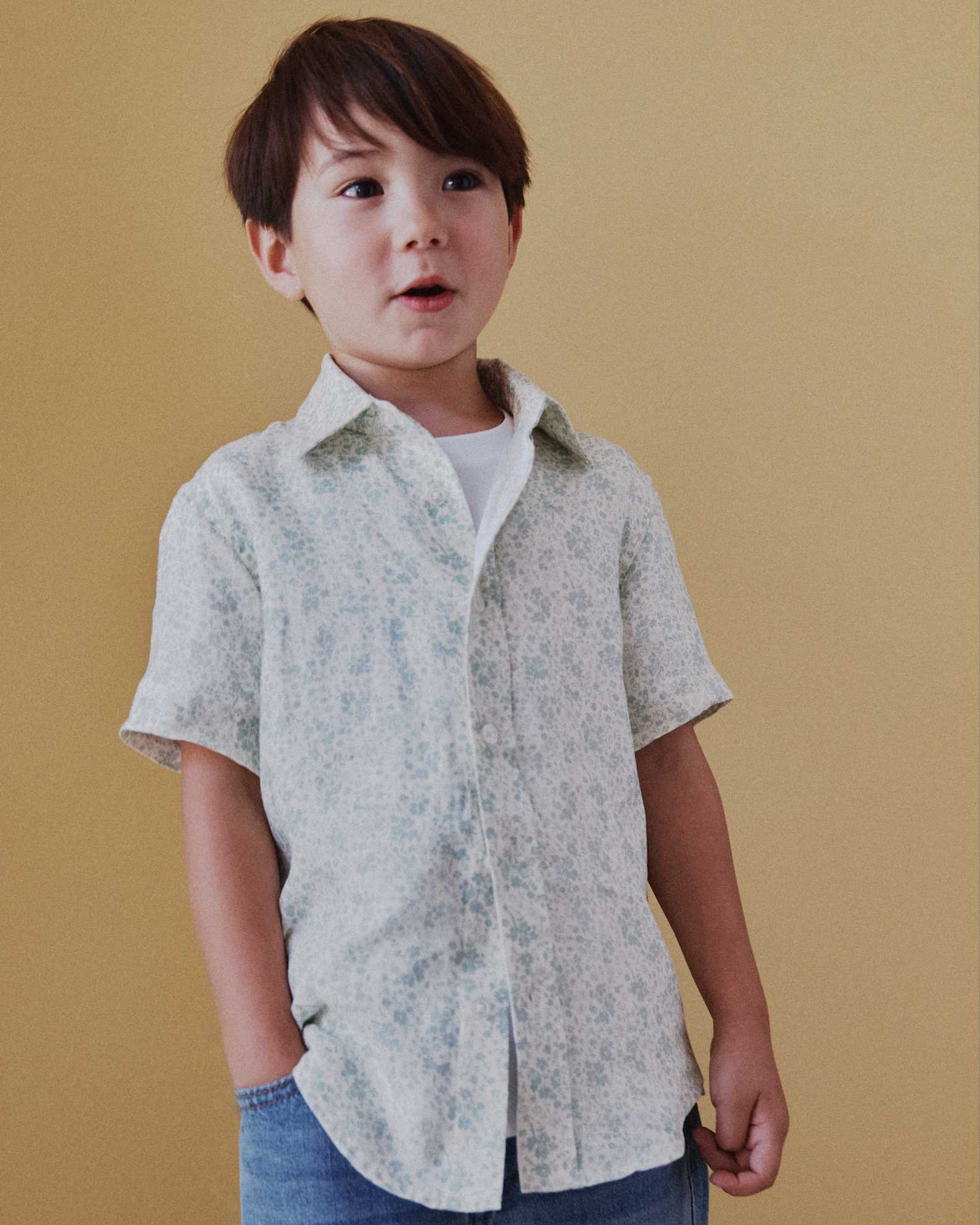 toddler dress shirt Kids Baby Boys Blue xford Long Sleeve Lapel Button Down Tshirt School niform (Blue, 1-2 Years): Clothing, Shoes & Jewelry featuring contrast stitching on the collar and sleeves Otter Avenue Toddler Boy Button-Down
