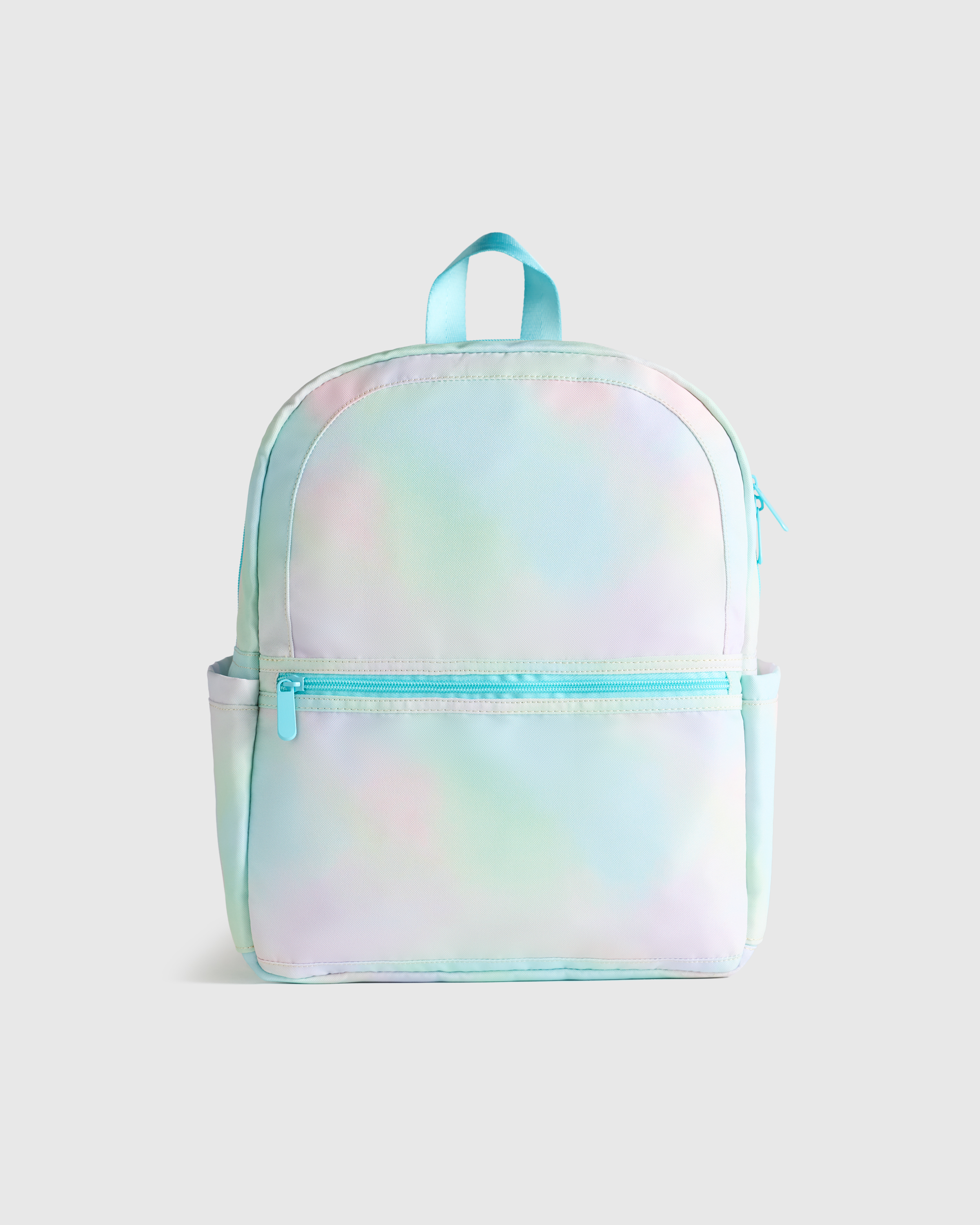 Rainbow Clouds Recycled Double Pocket Backpack