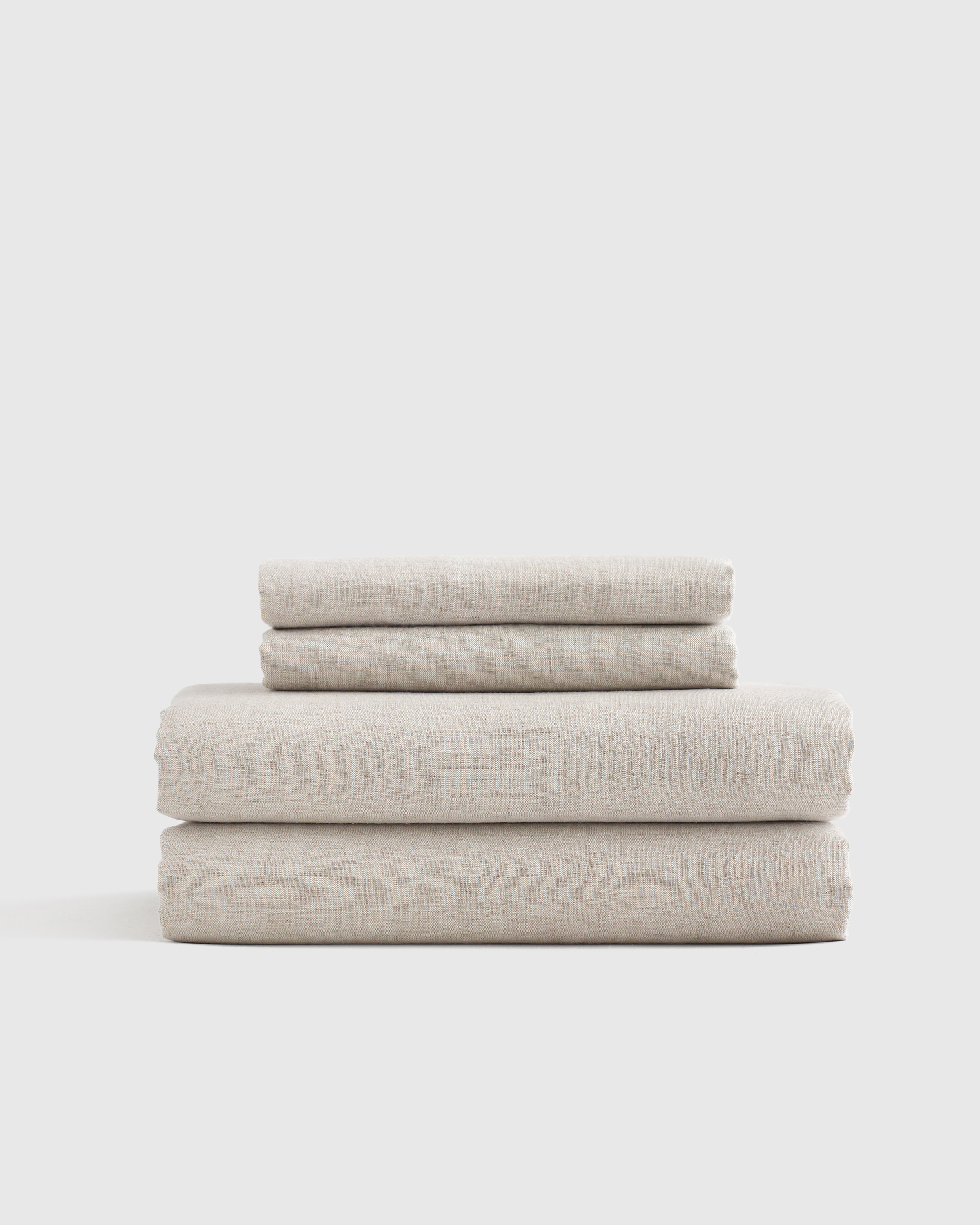 Natural European Linen Chambray Sheet Set