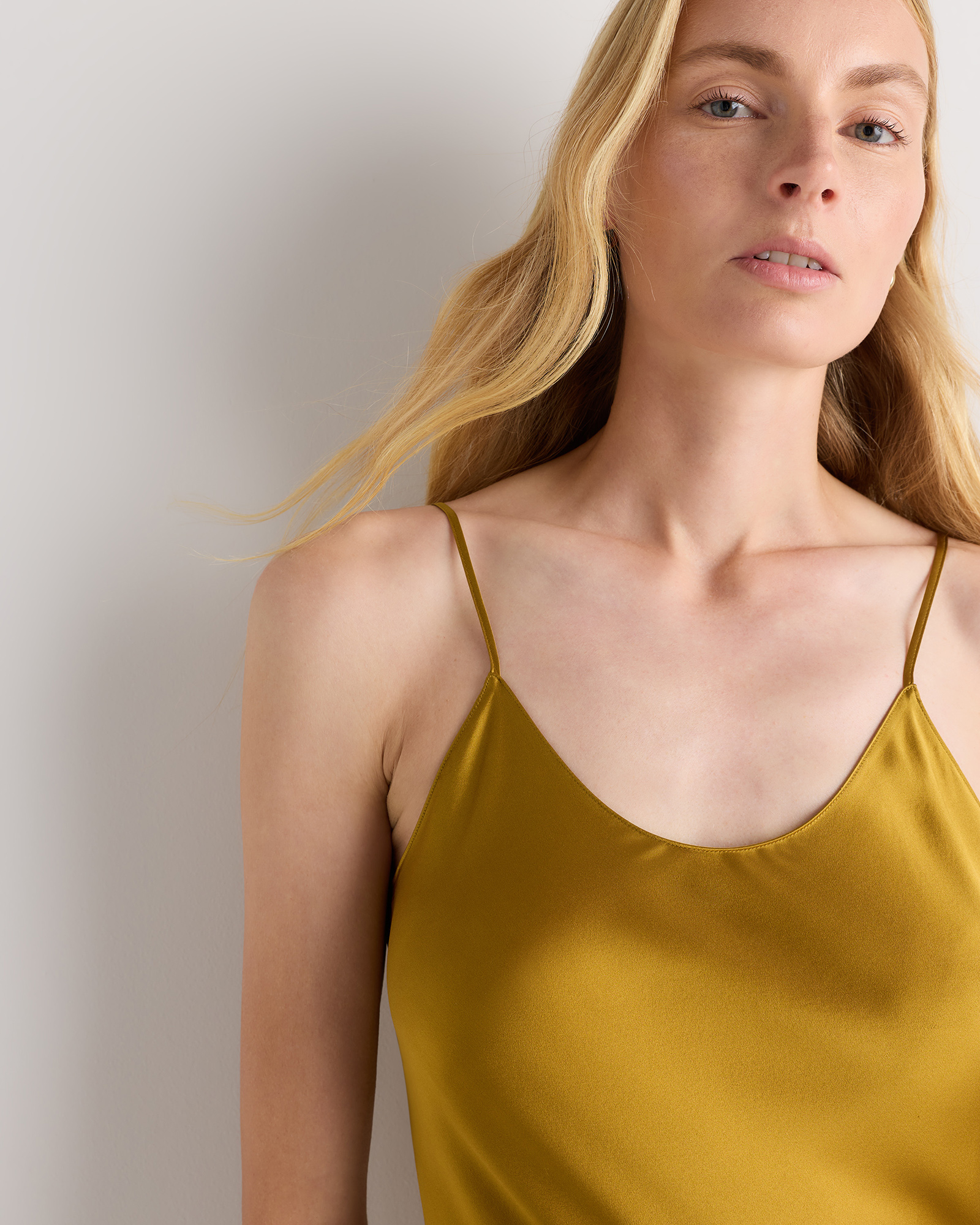 quince yellow silk dress Women's Maxi Slip Dress in Mineral Yellow, Size Small, Mulberry Silk by Quince