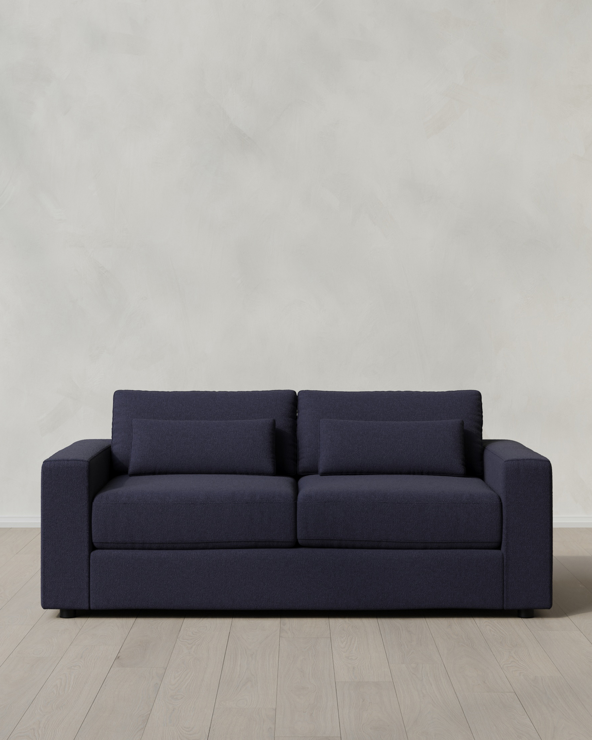 Navy Ashford Deep Seat Sofa in Performance Basketweave