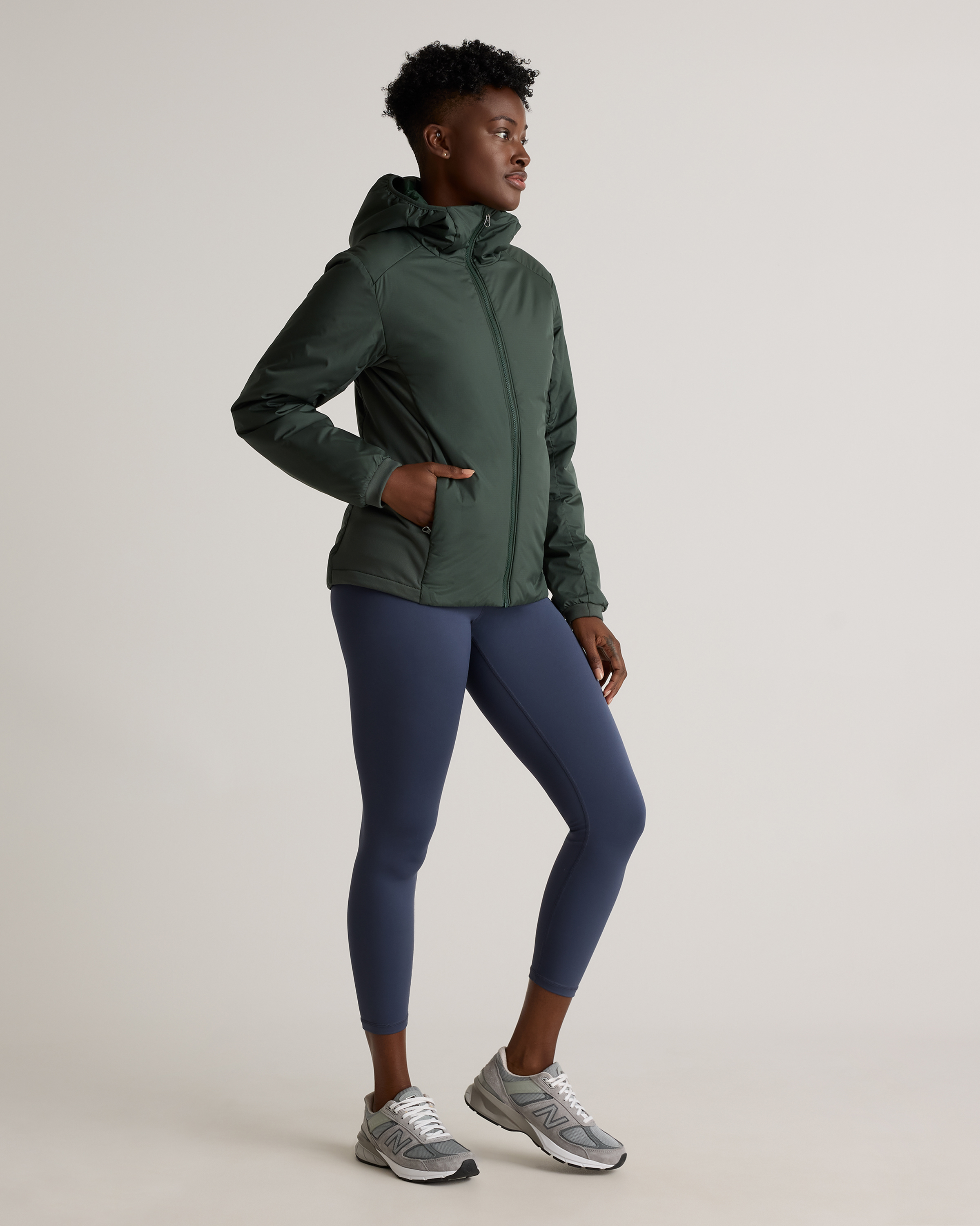 Hybrid Insulated Lightweight Hooded Jacket