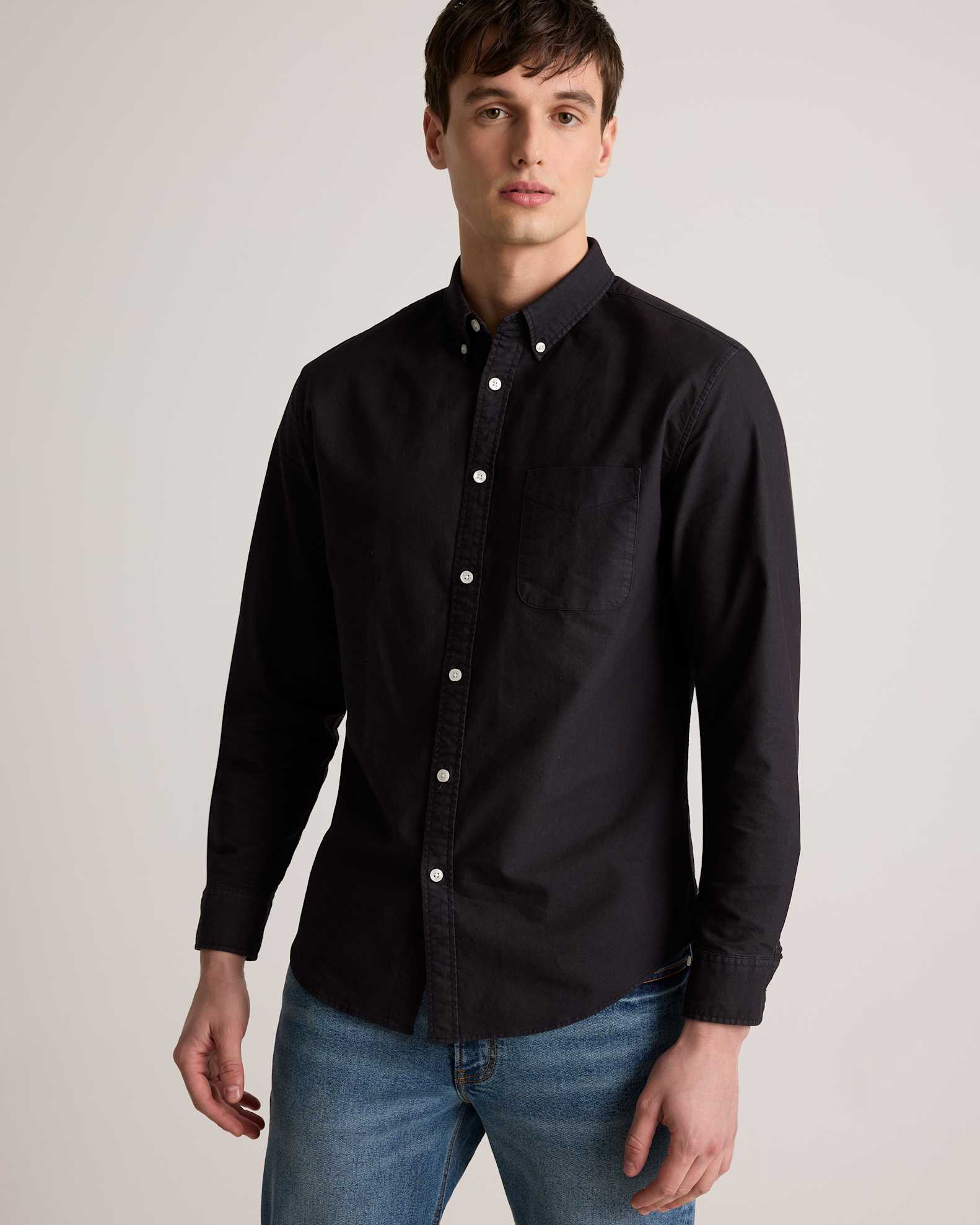 100% Organic Cotton Gauze Long Sleeve Shirt