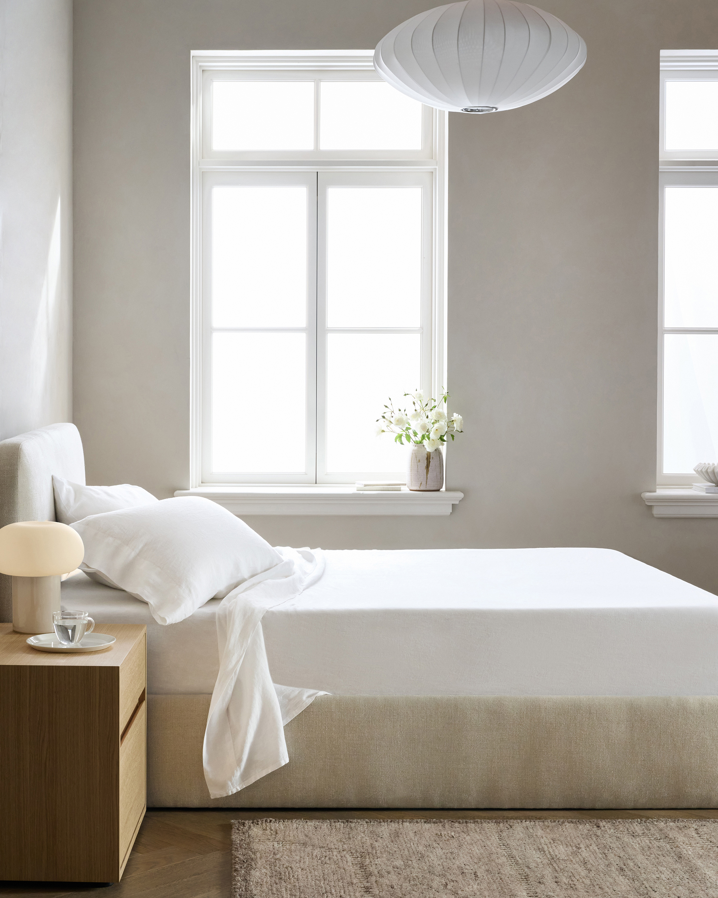 Quince European Linen Fitted Sheet - Thumbnail 3