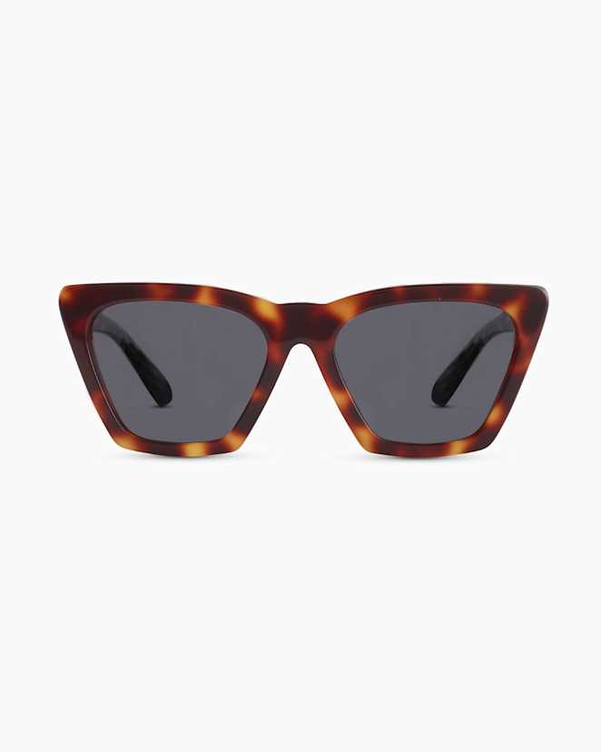 Ginger Tortoise with Grey Lens Andy Polarized Acetate Sunglasses