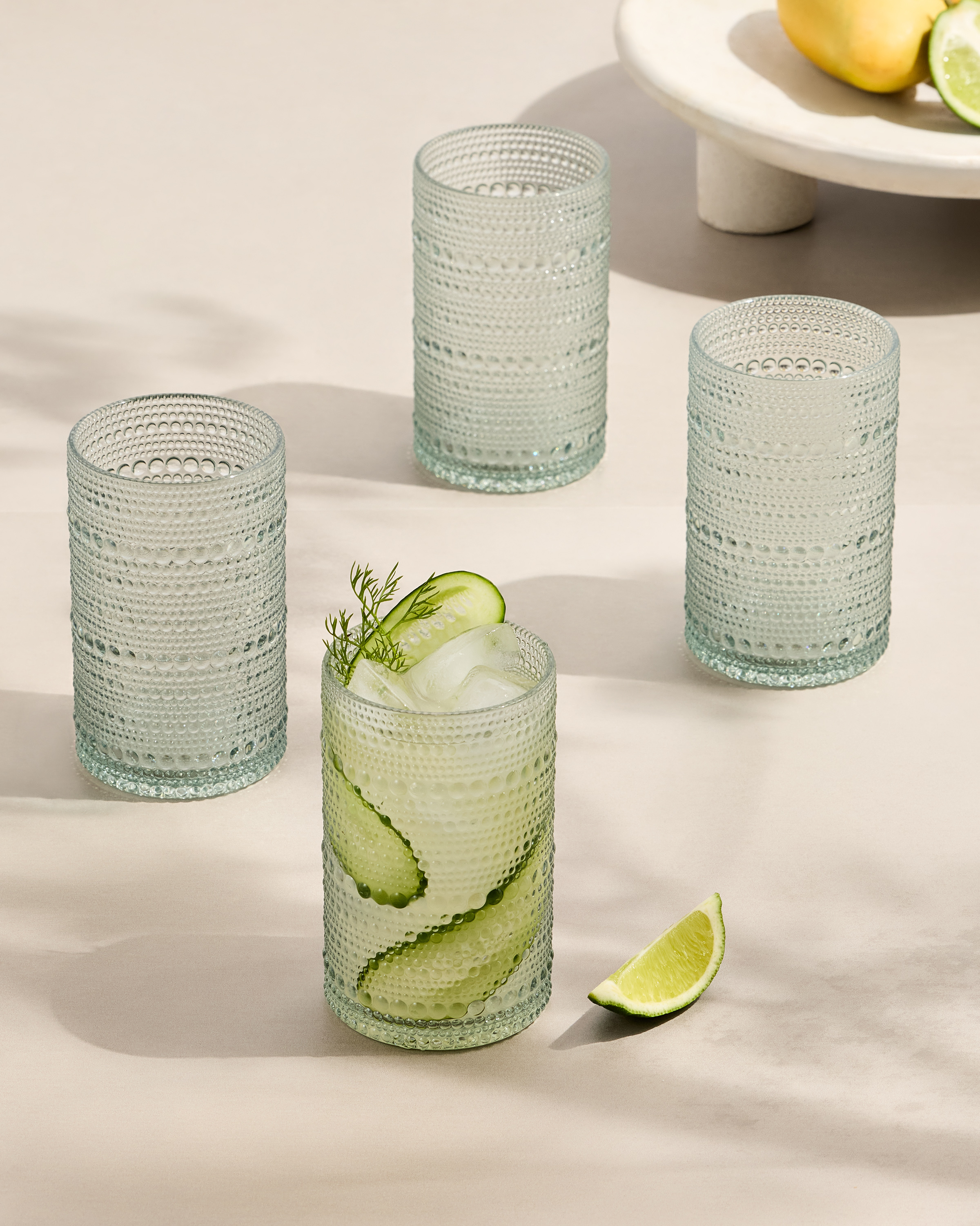 Sage Orbetto Outdoor Acrylic Tall Tumbler (Set of 8)