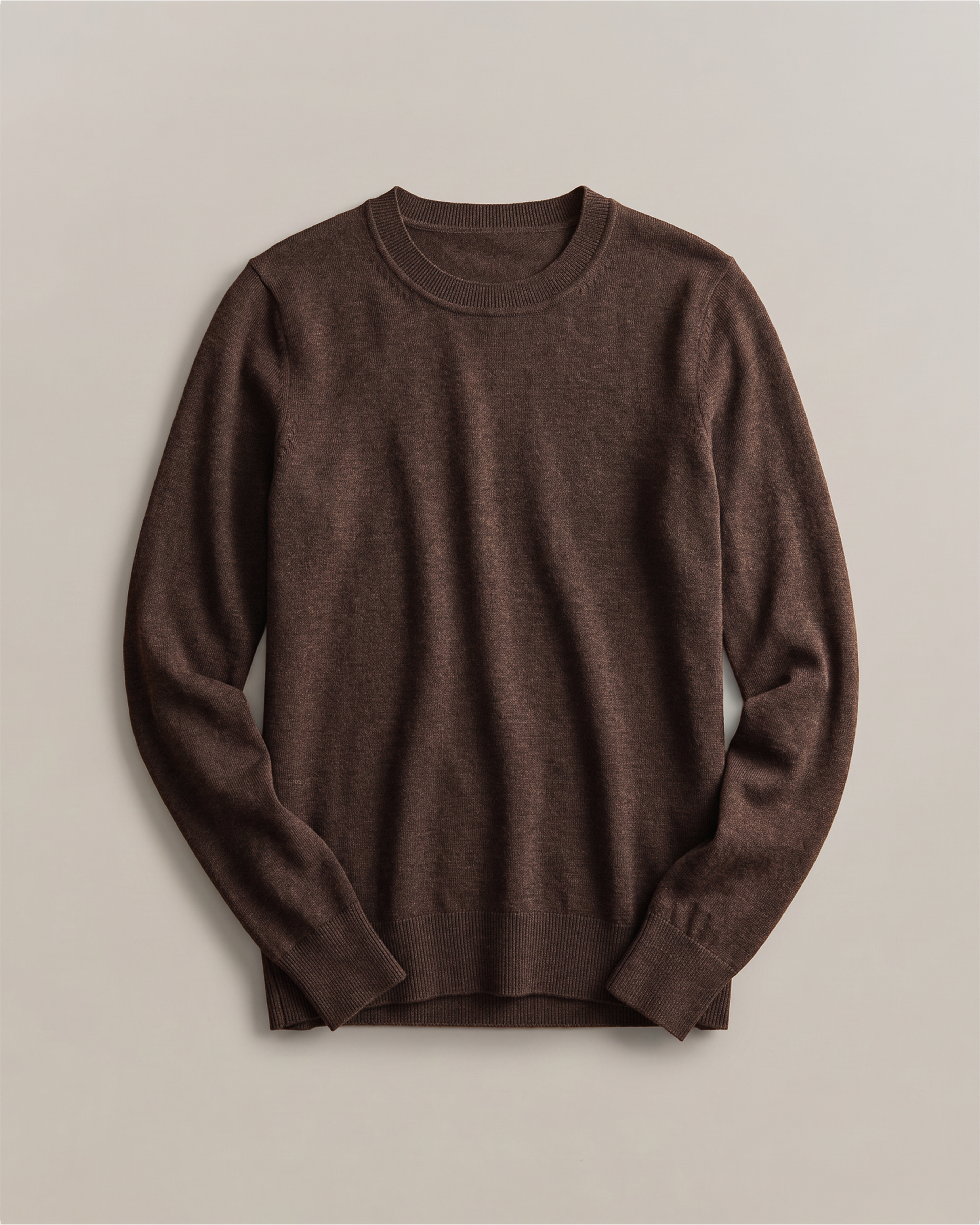 Lightweight Cotton Cashmere Crew Sweater 