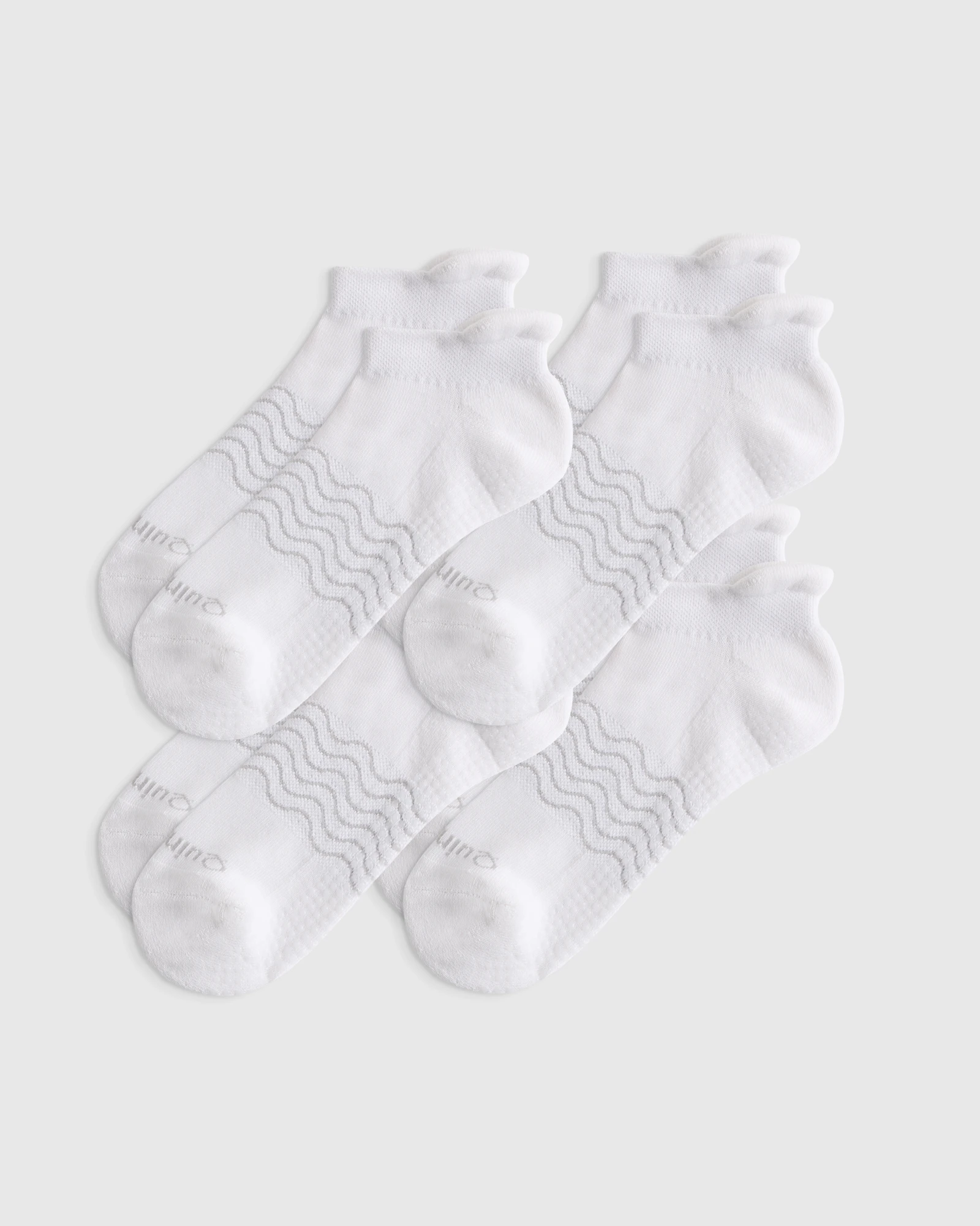 Everyday Cotton Pilates Gripper Ankle Socks (4-pack)
