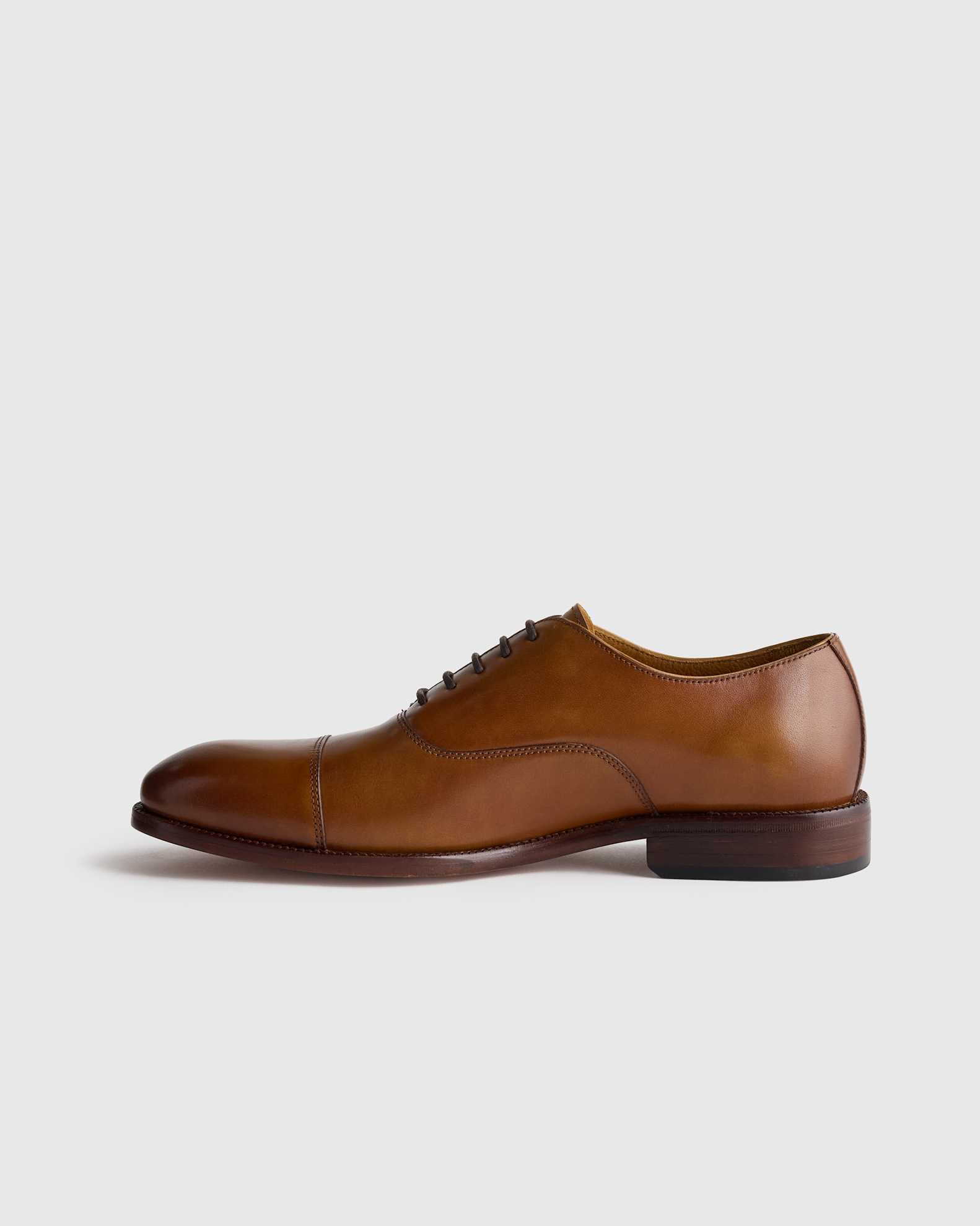 Italian Leather Cap Toe Oxford Italian Leather Cap Toe Oxford