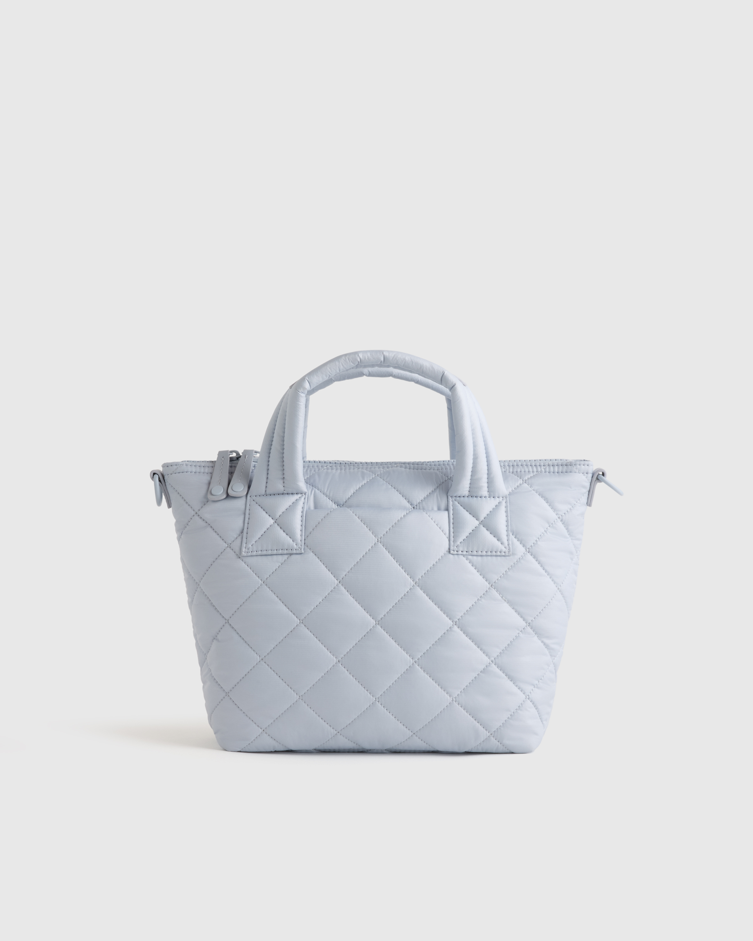 Porcelain Blue Transit Quilted Small Crossbody Tote