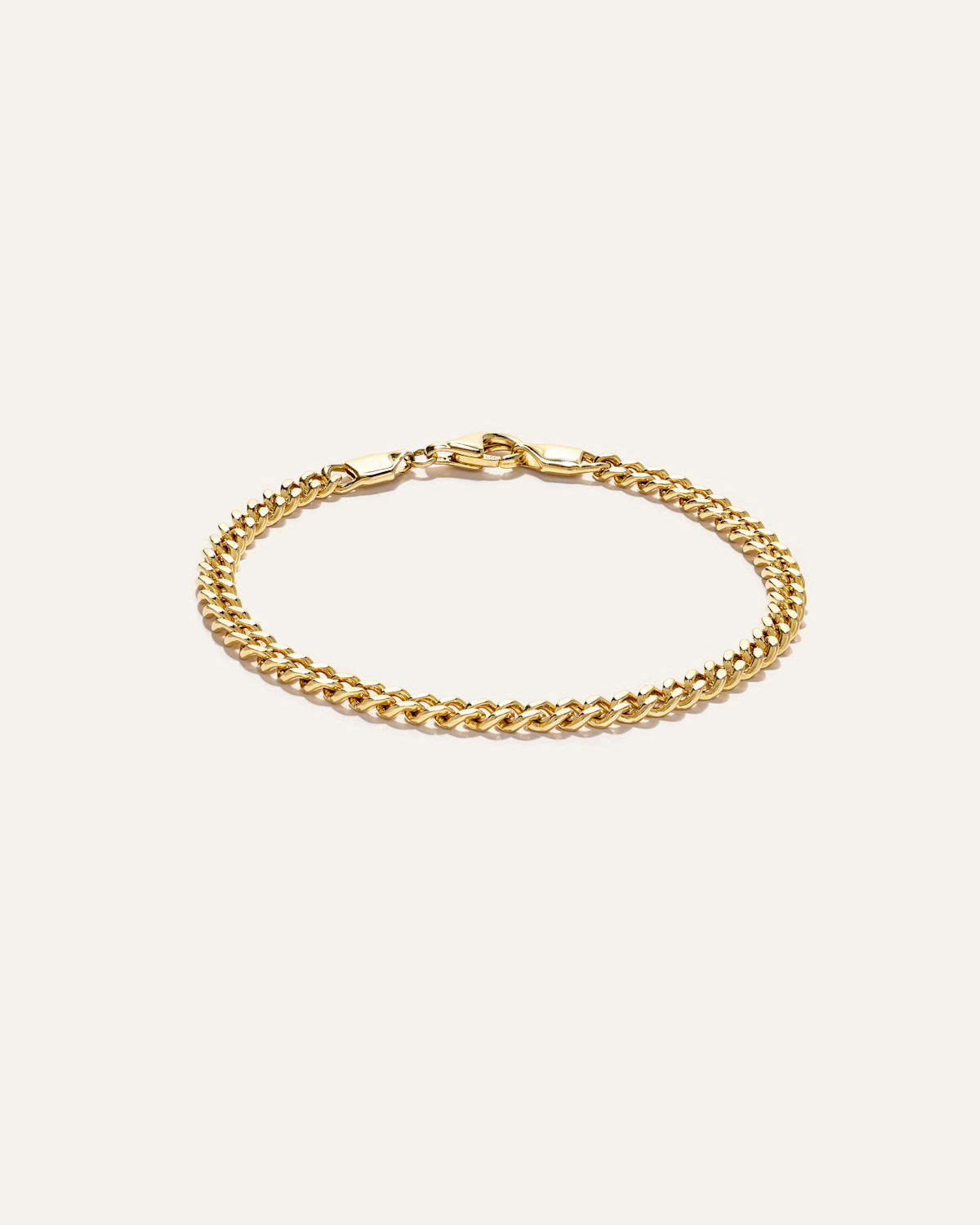 Quince Cuban Curb Chain Bracelet in Gold Vermeil