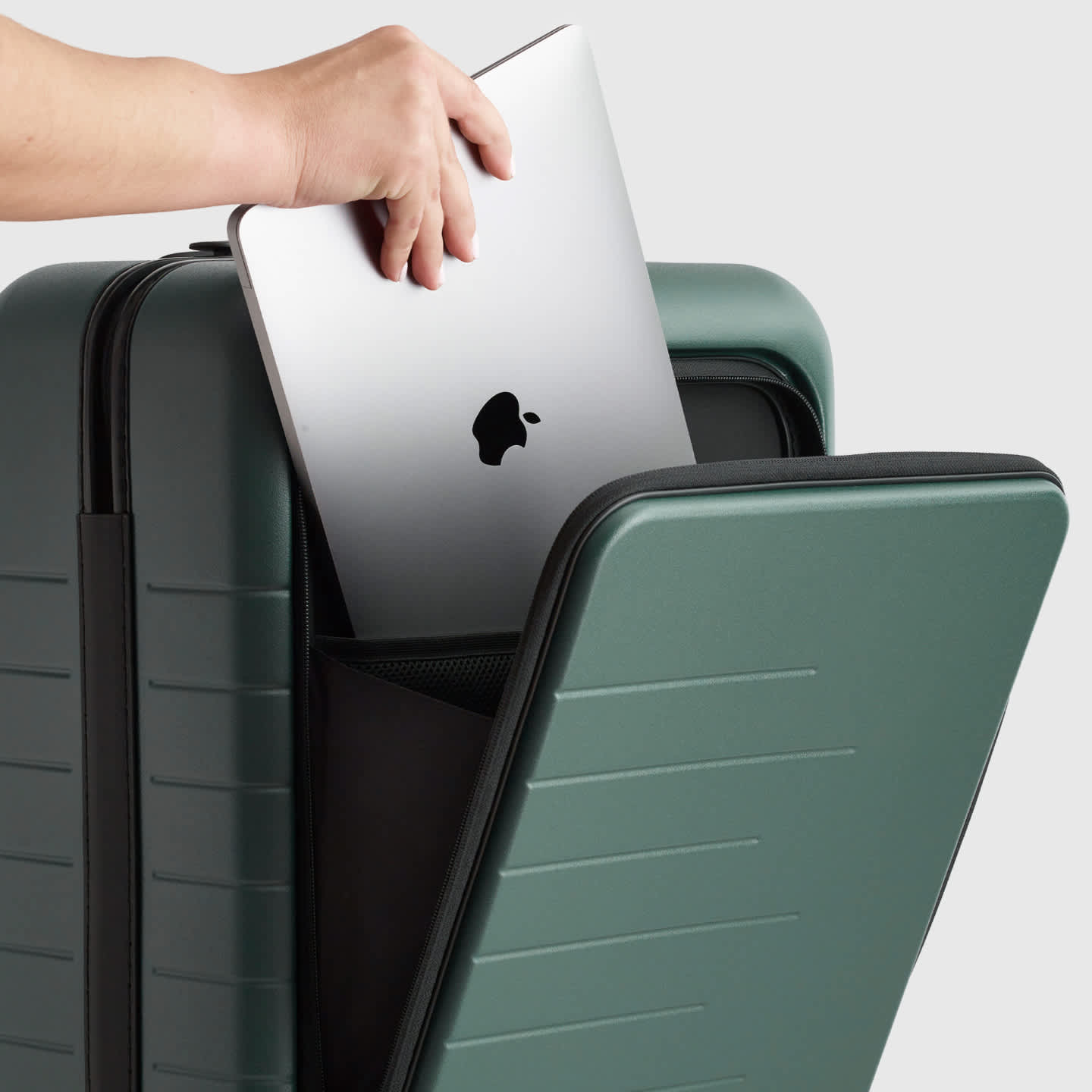 front pocket suitcase