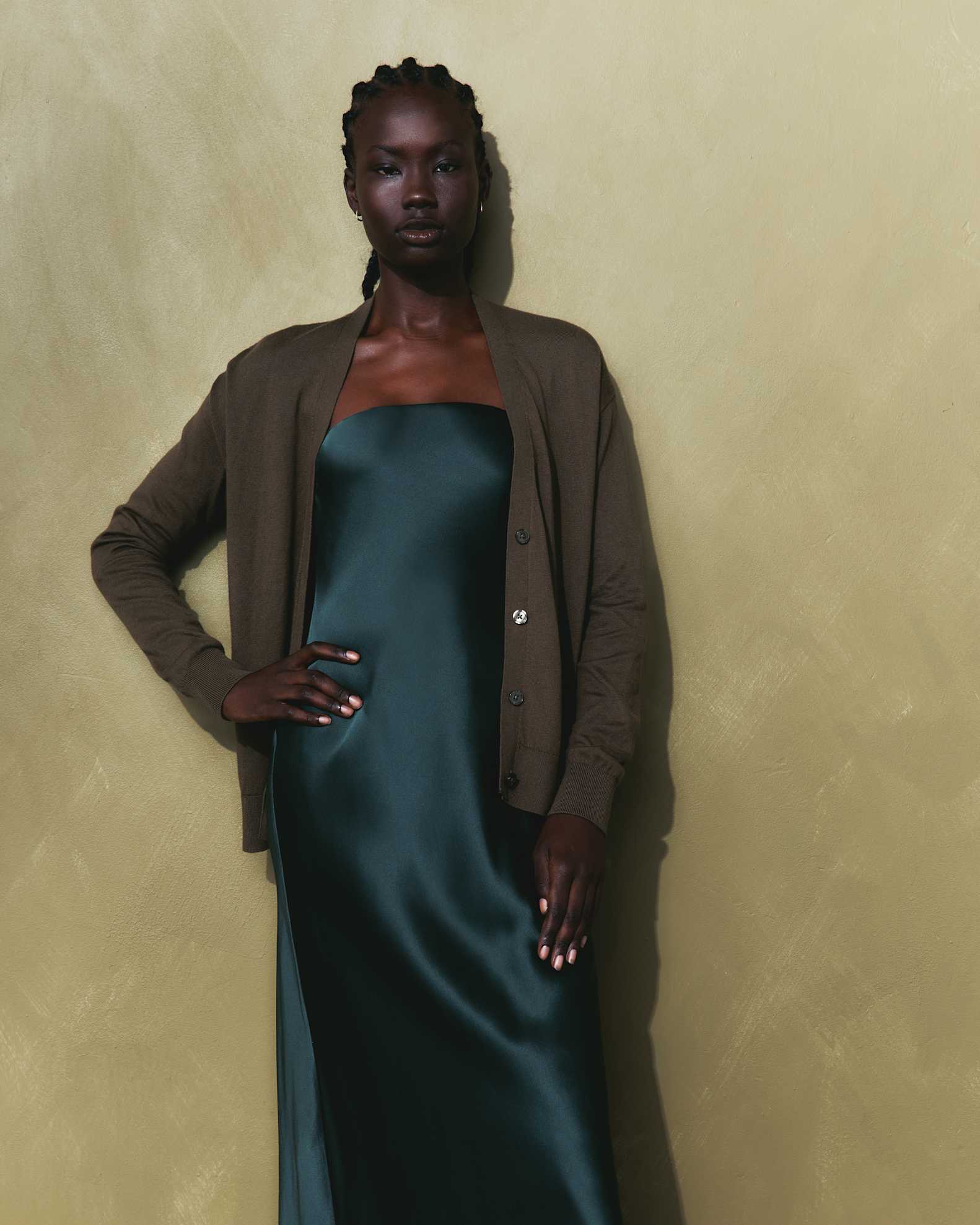 green silk midi dress All The Love Emerald Green Floral Satin Midi Dress, X-Large - The Mint Julep Boutique
