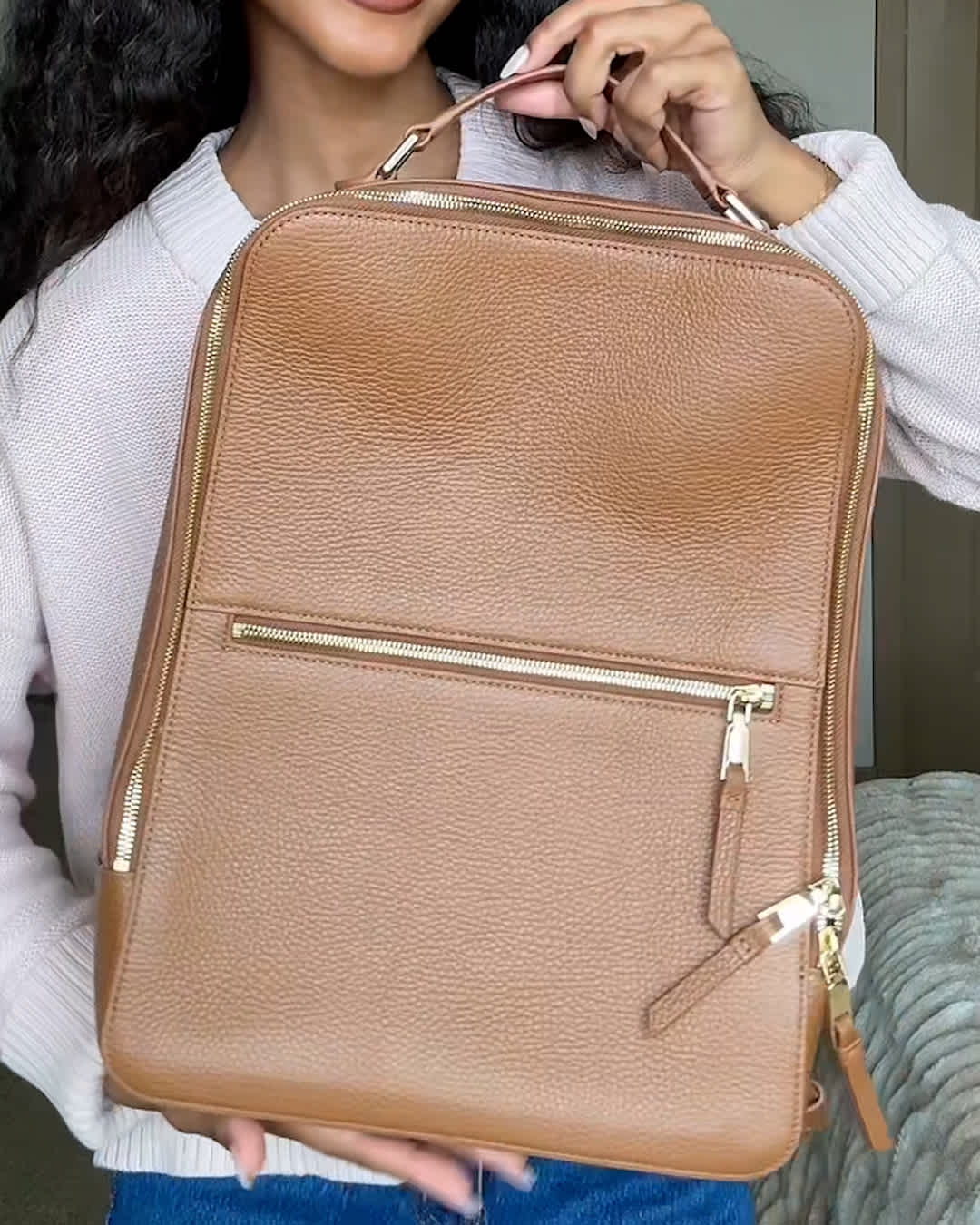 brown laptop backpack women& 39 Purse for Women Travel Backpack Leather Large Women Backpack Fashion Designer Lady Shoulder Bags and optional personalization Shrrie 15.6 inch Laptop Backpack