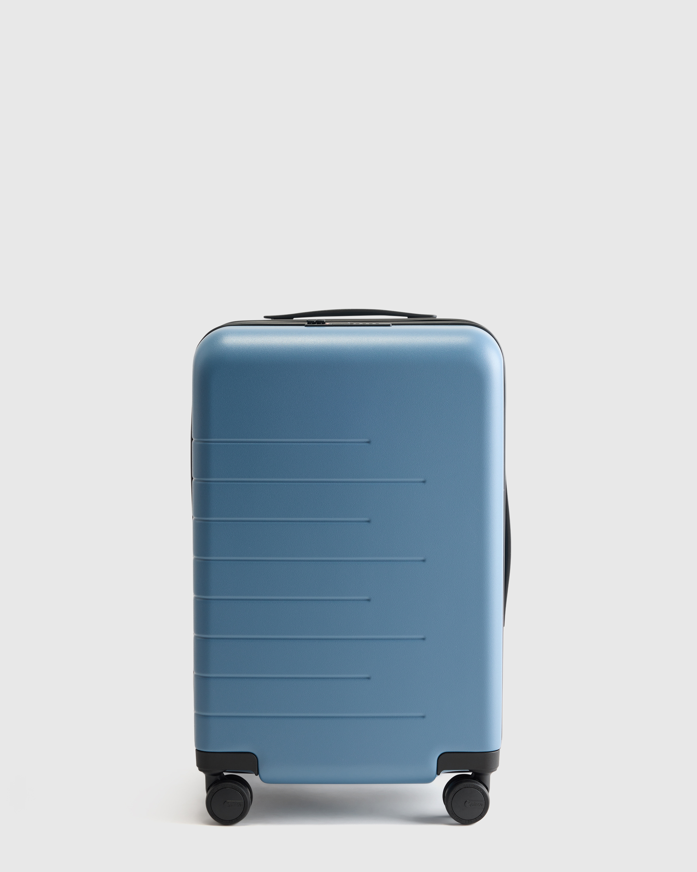 Blue Expandable Small Carry-On Suitcase