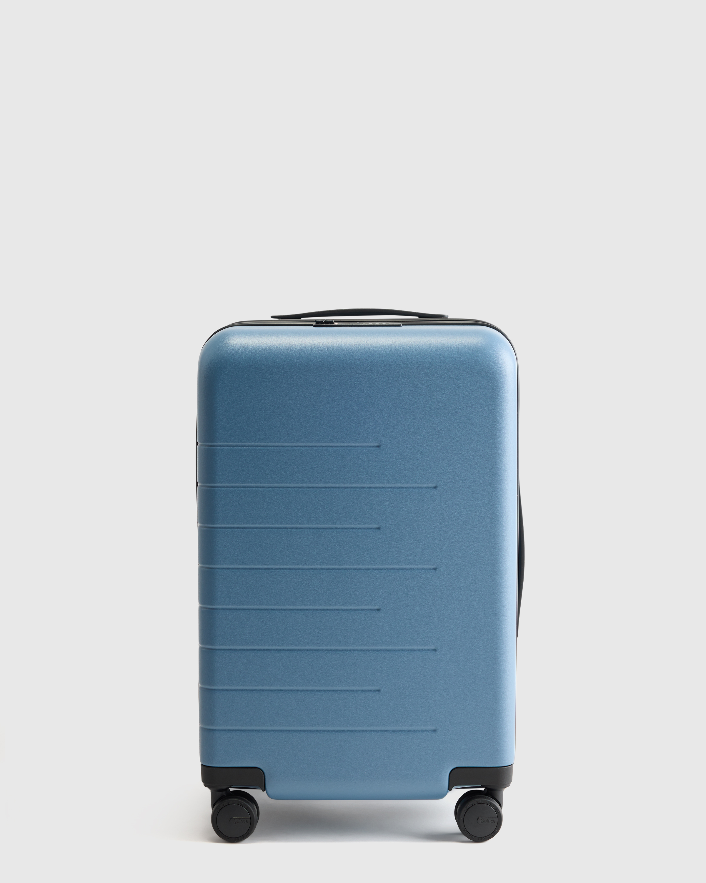 Blue Expandable Small Carry-On Suitcase