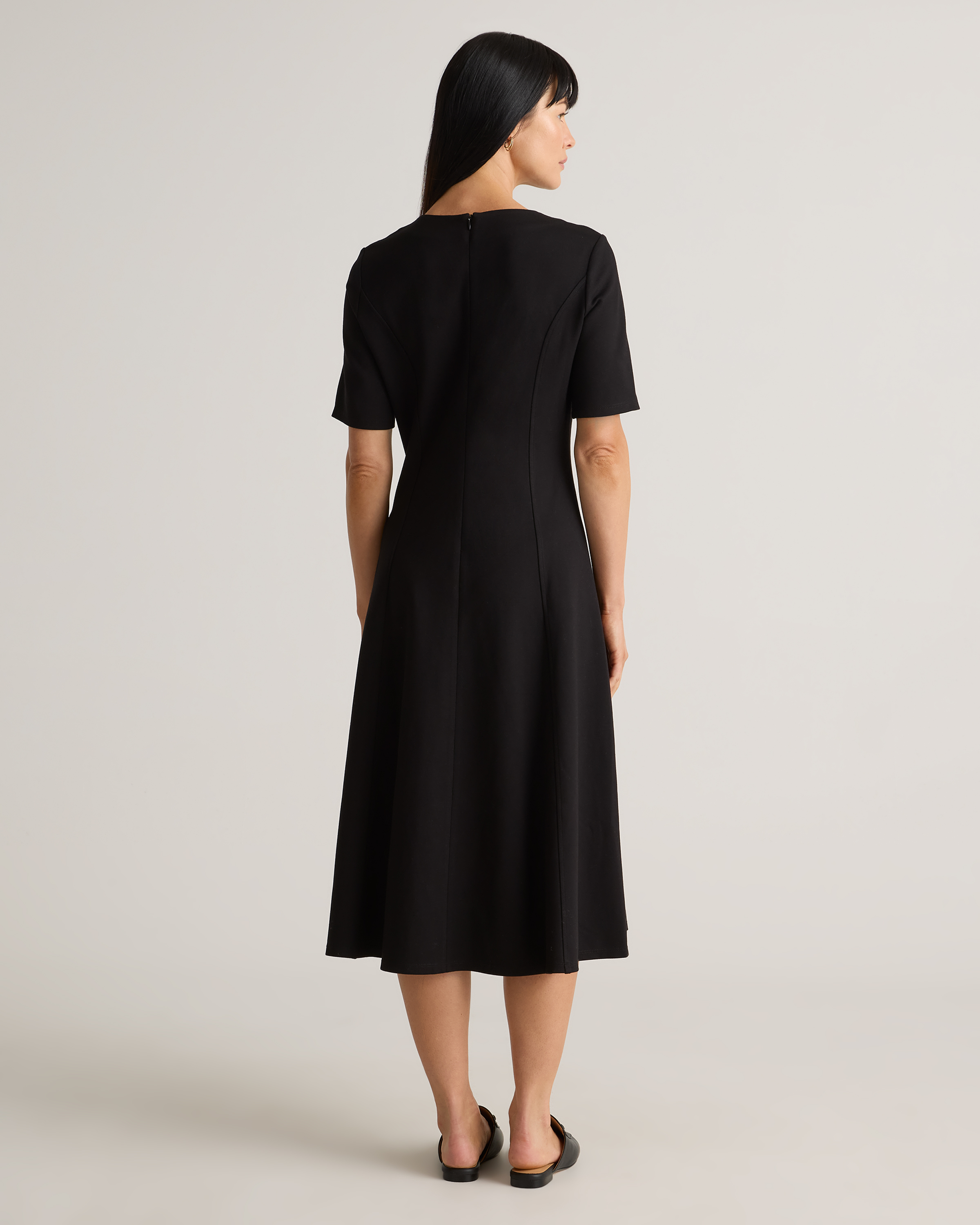 plaid midi dresses Milly Women's Mira Plaid Tie-Waist Midi-Dress - White Black