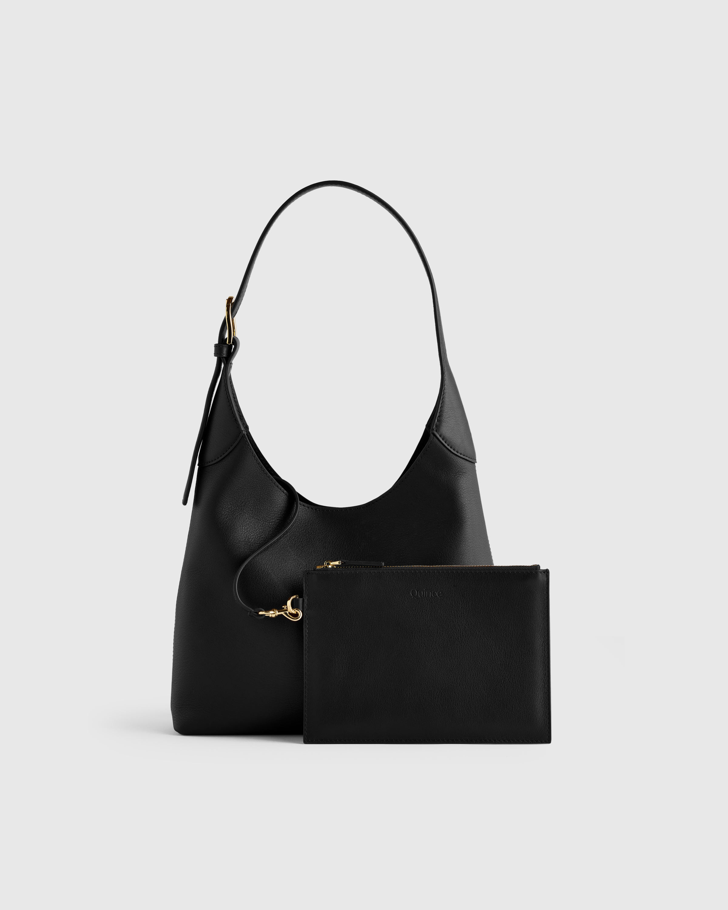 Full-Grain Leather Small Shoulder Bag