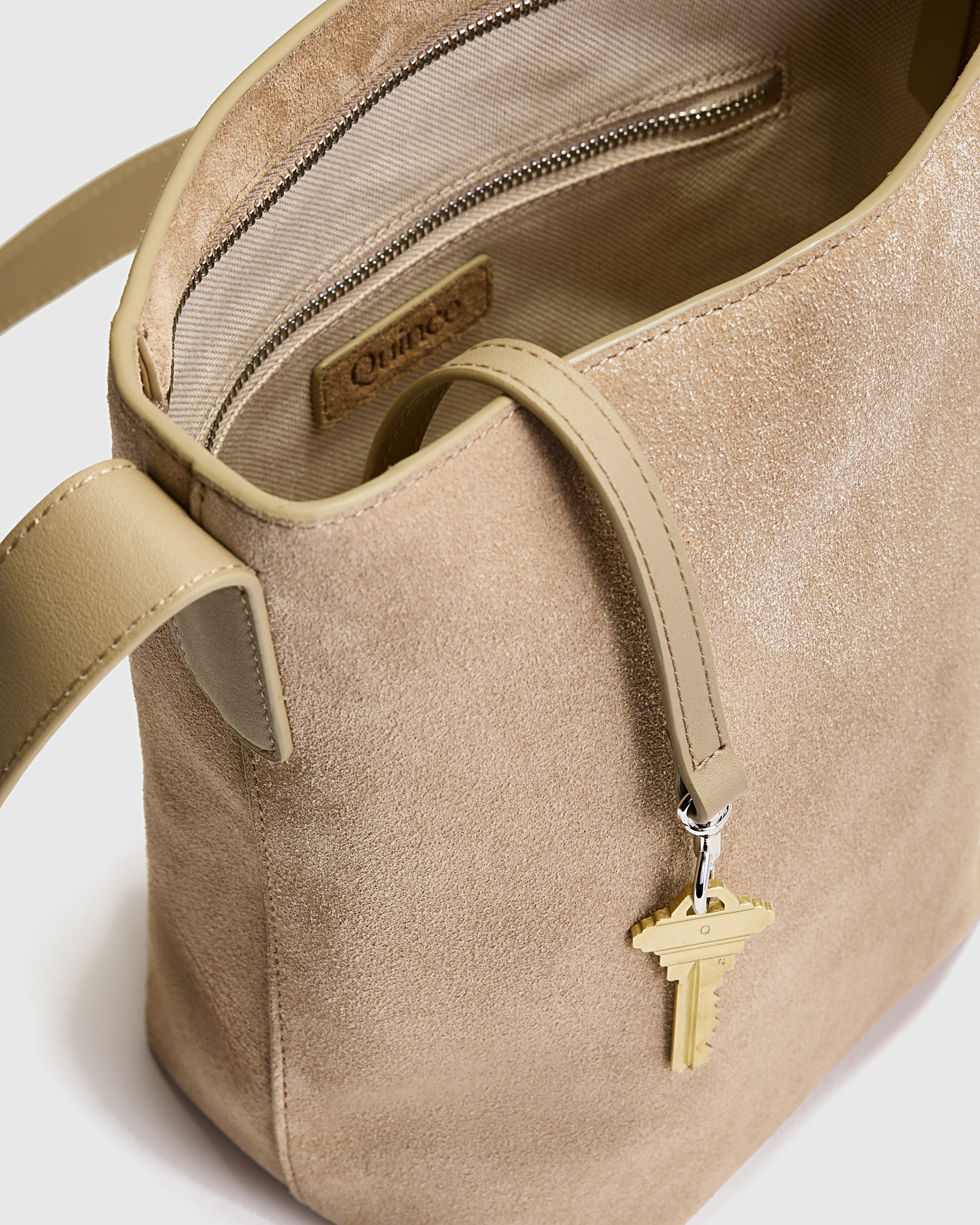 Claire Suede Bucket Crossbody - thumbnail 7