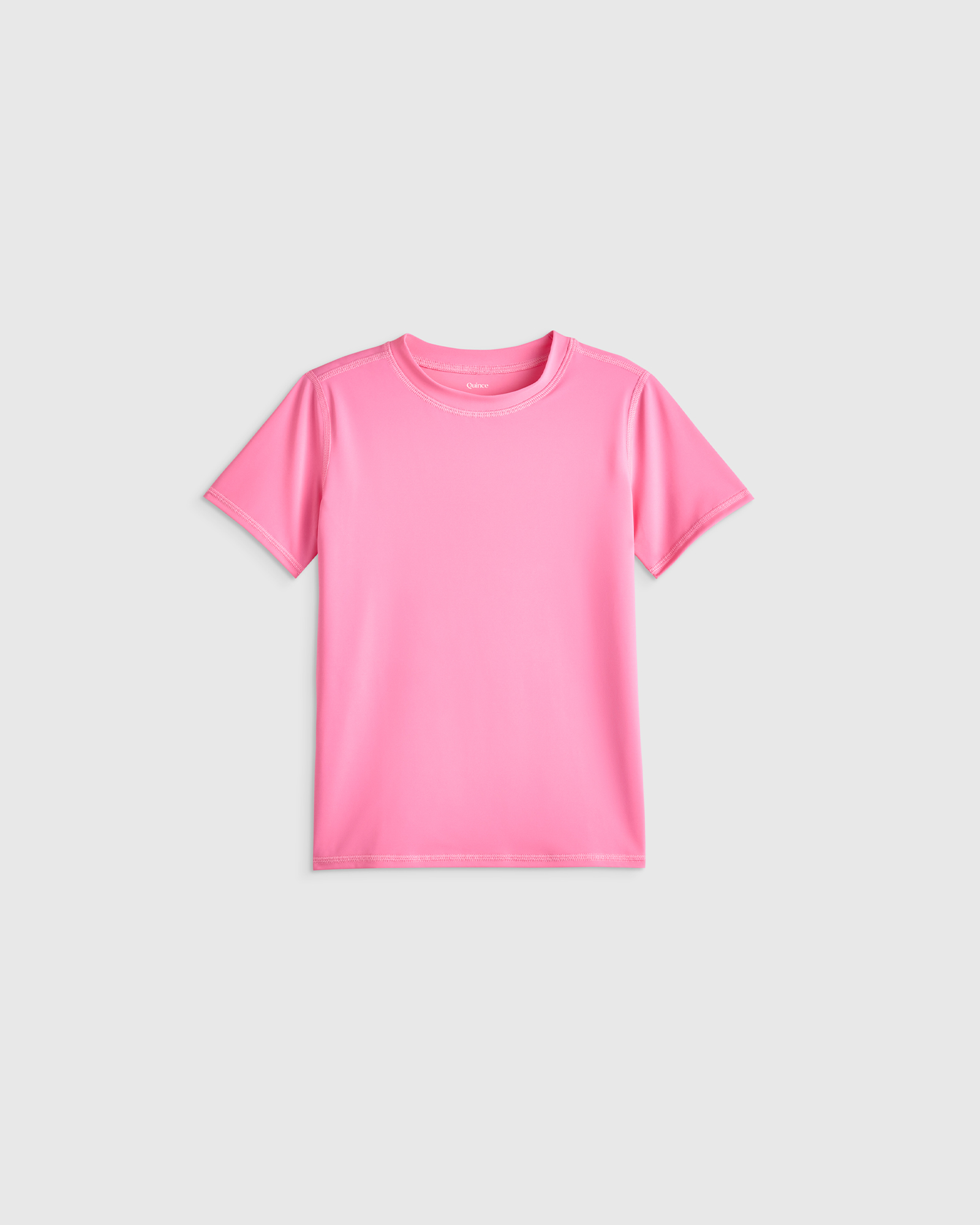 Watermelon Pink Short Sleeve Rash Guard Top