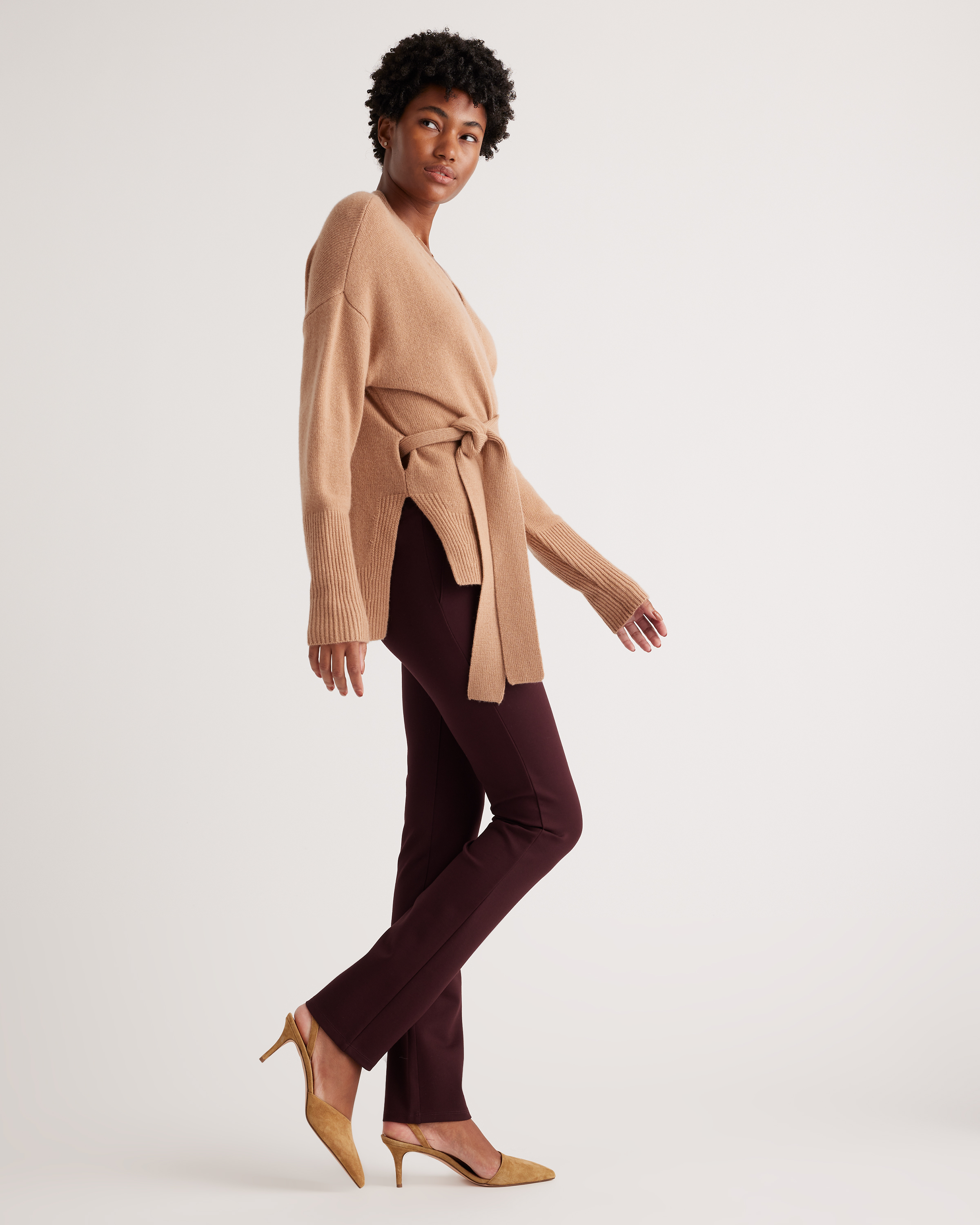 Ultra-Stretch Ponte Straight Leg Pants - Regular 30