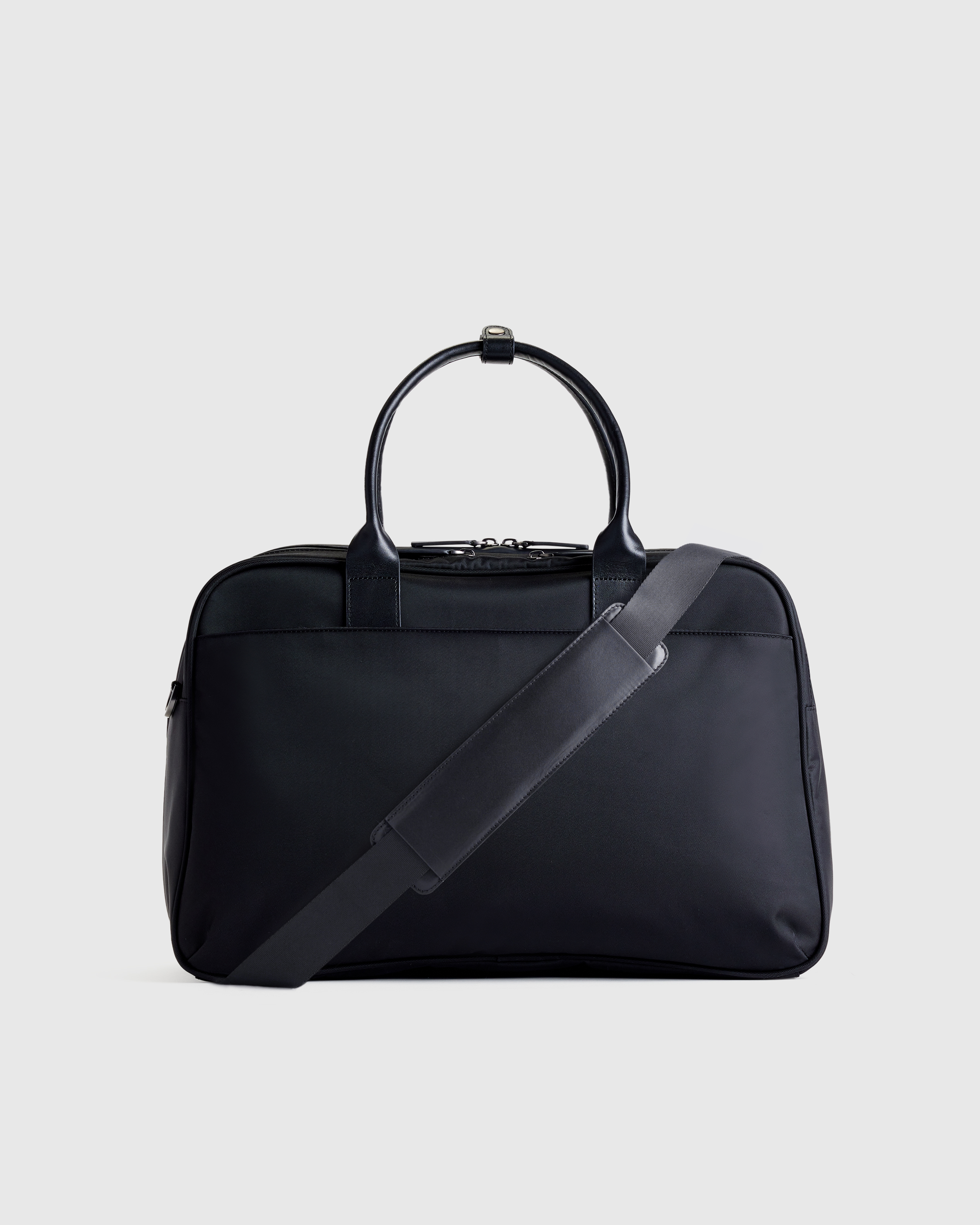 Black Voyage Nylon Split Travel Bag