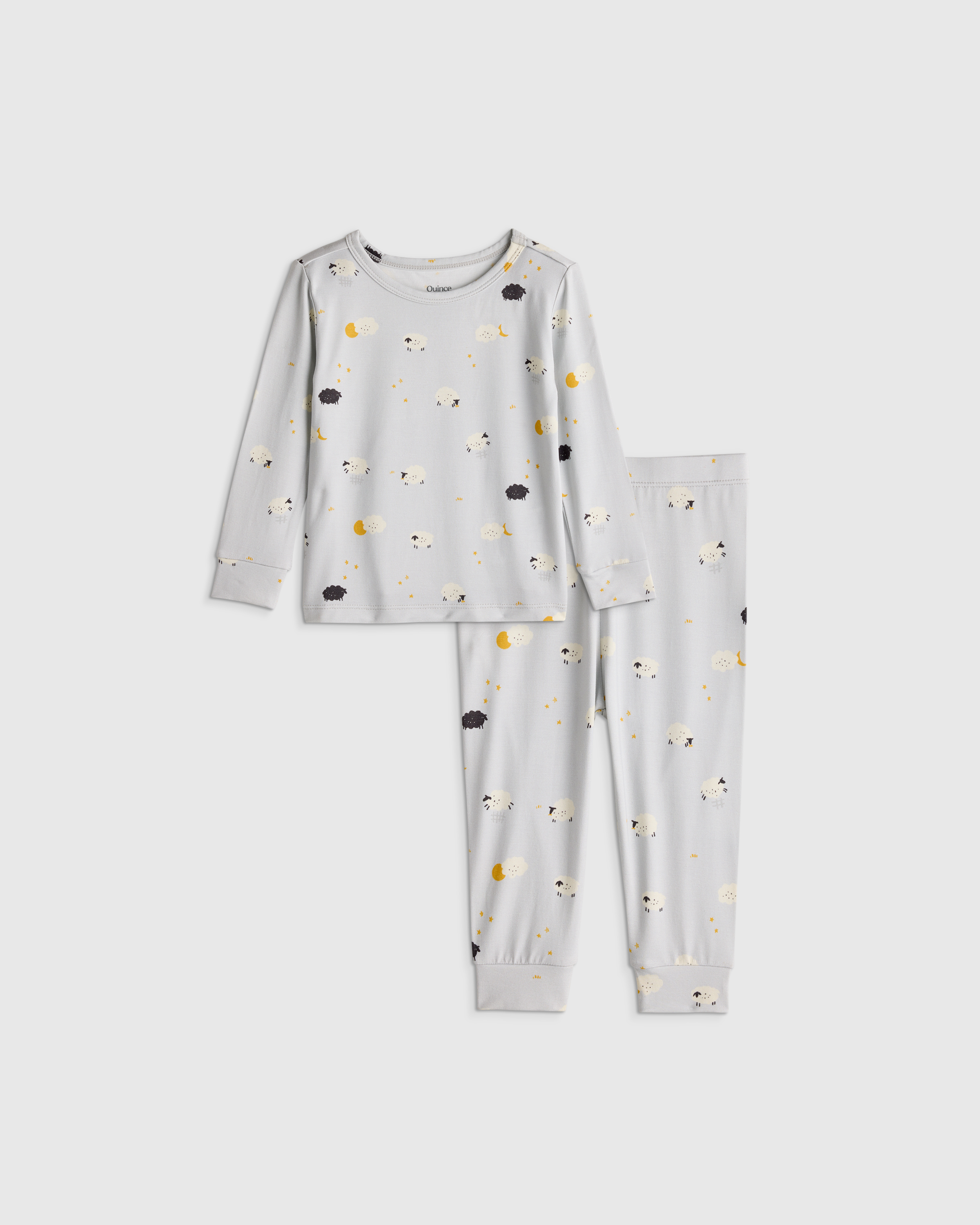 Little Sheep Bamboo Long Sleeve and Pant Pajama Set