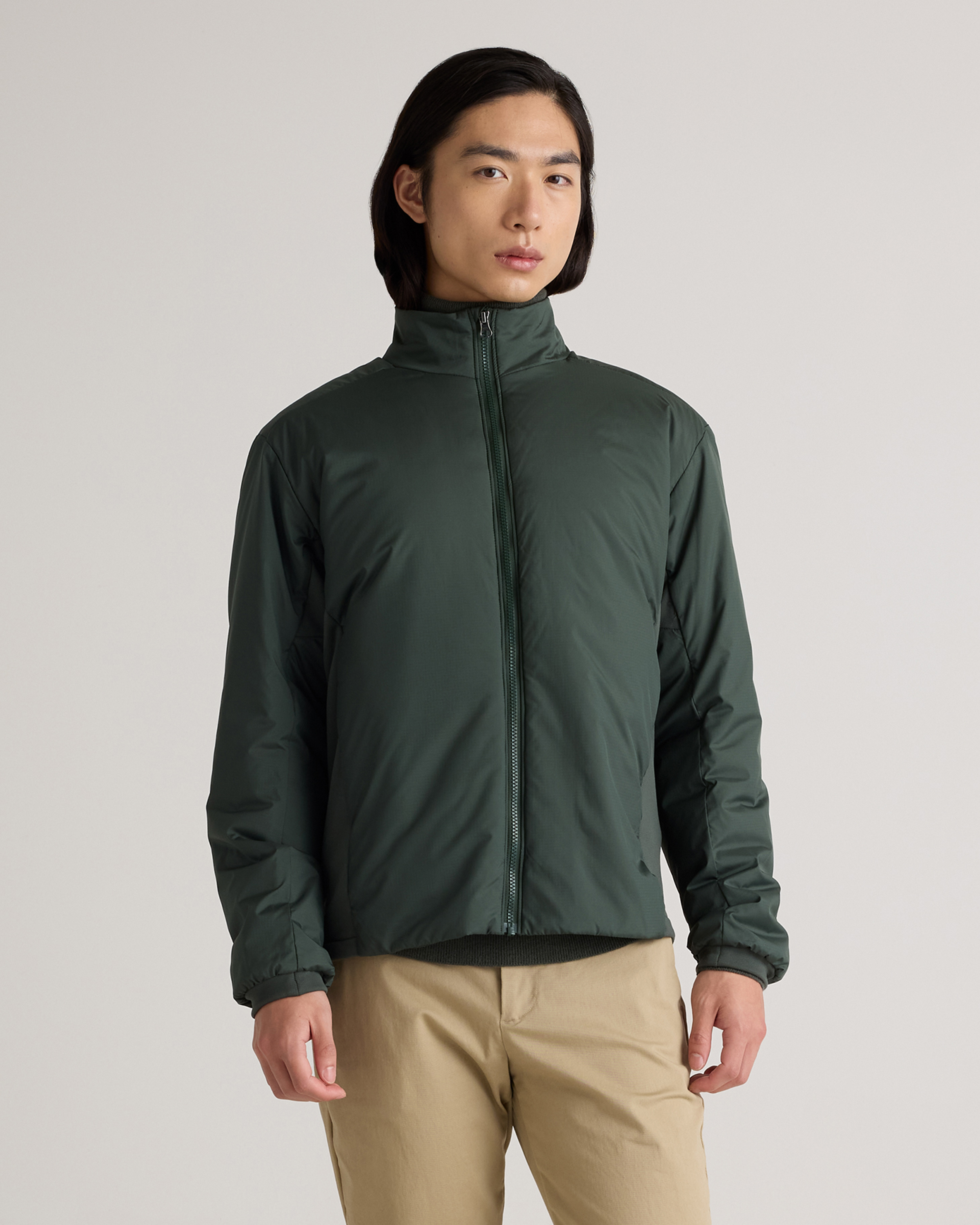 Quince Men's Hybrid Insulated Lightweight Jacket In Verdant Pine