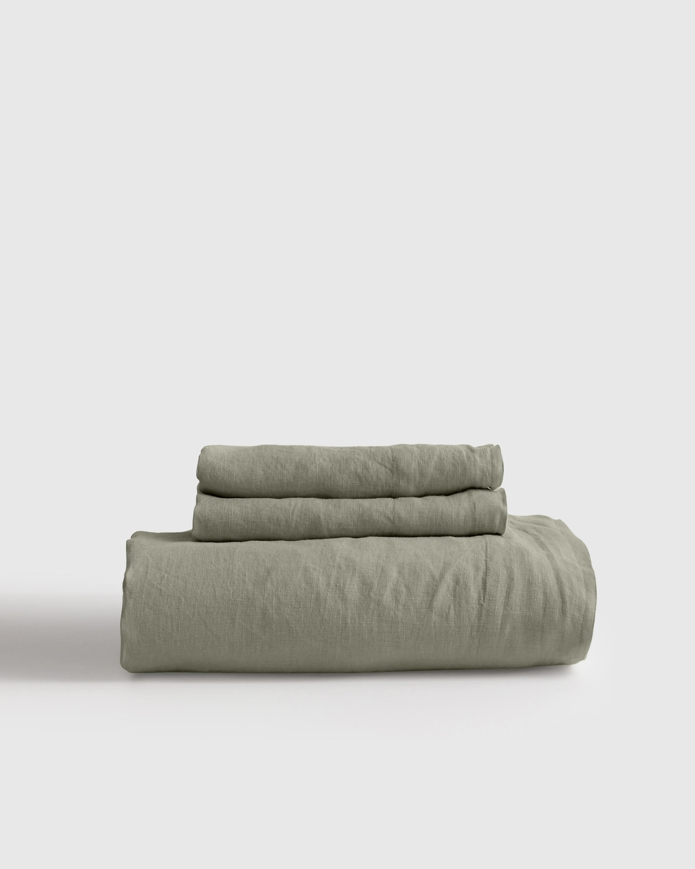 Willowleaf European Linen Fitted Sheet Set