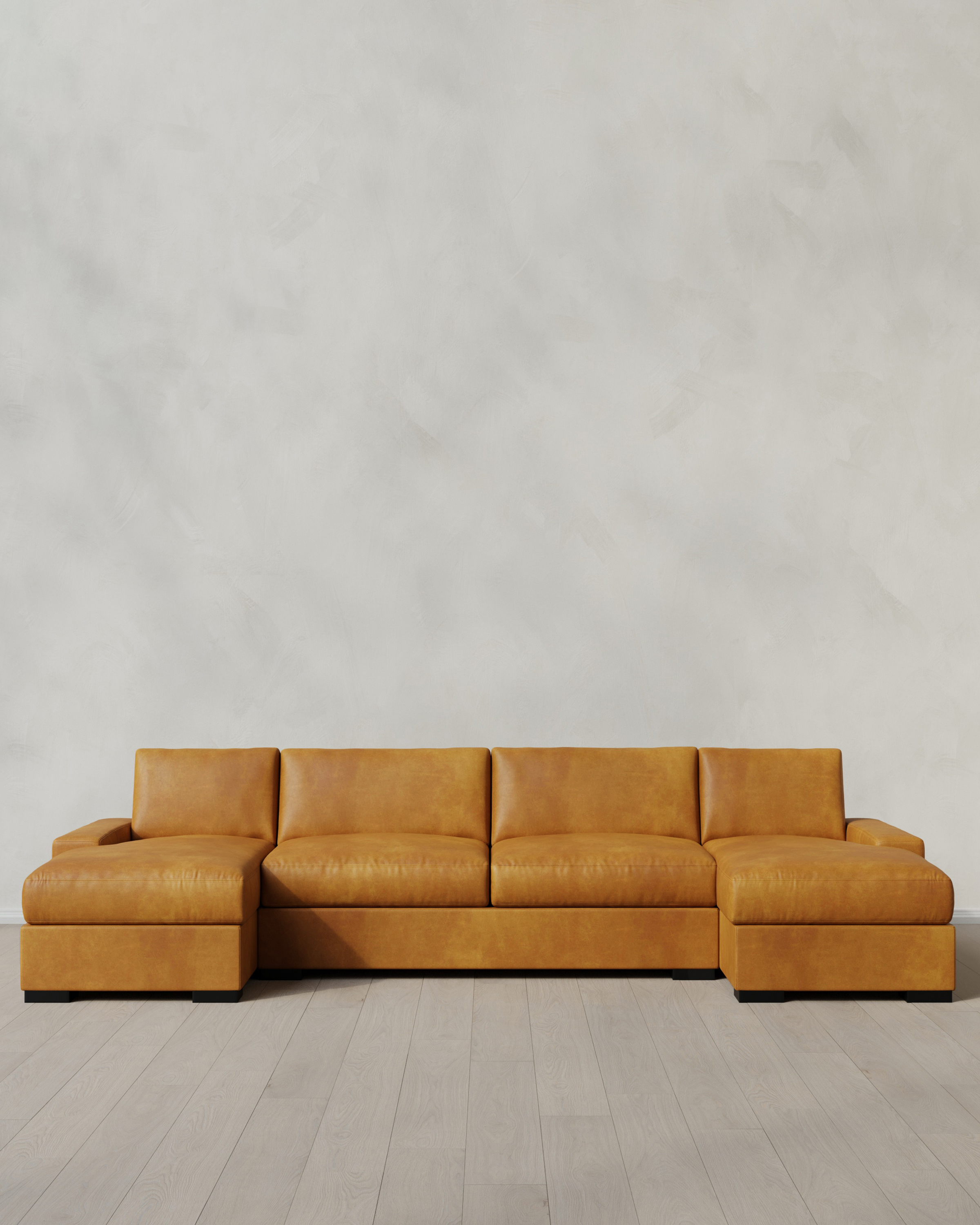 Scotch Stillman U Sectional in Leather