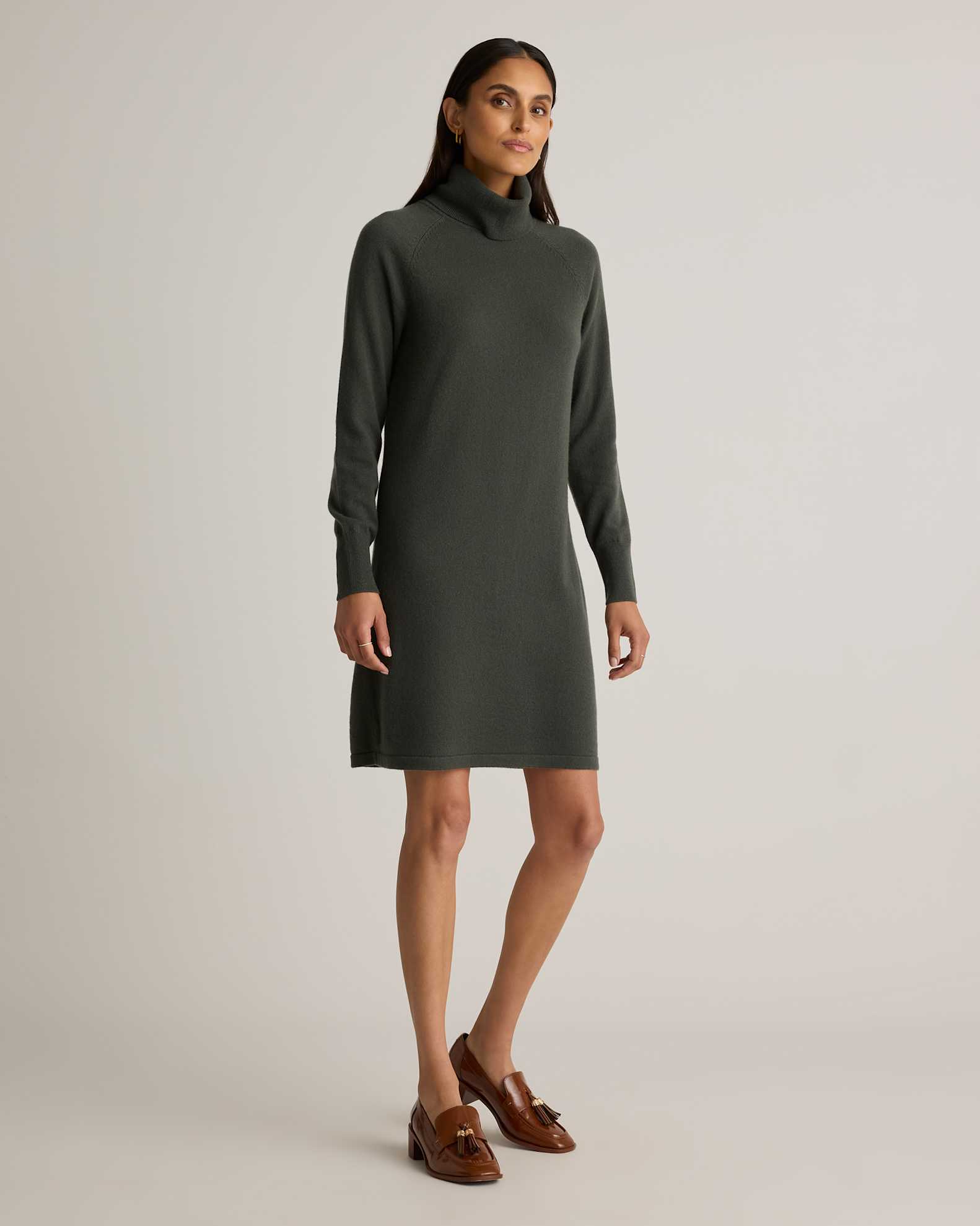 Cashmere Turtleneck Sweater Dress Cashmere Turtleneck Sweater Dress
