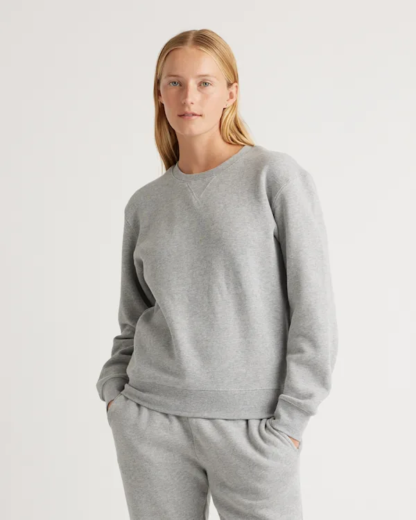 Organic Heavyweight Fleece Boyfriend Crew