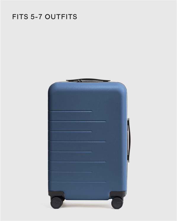 Blue Small Carry-On Suitcase