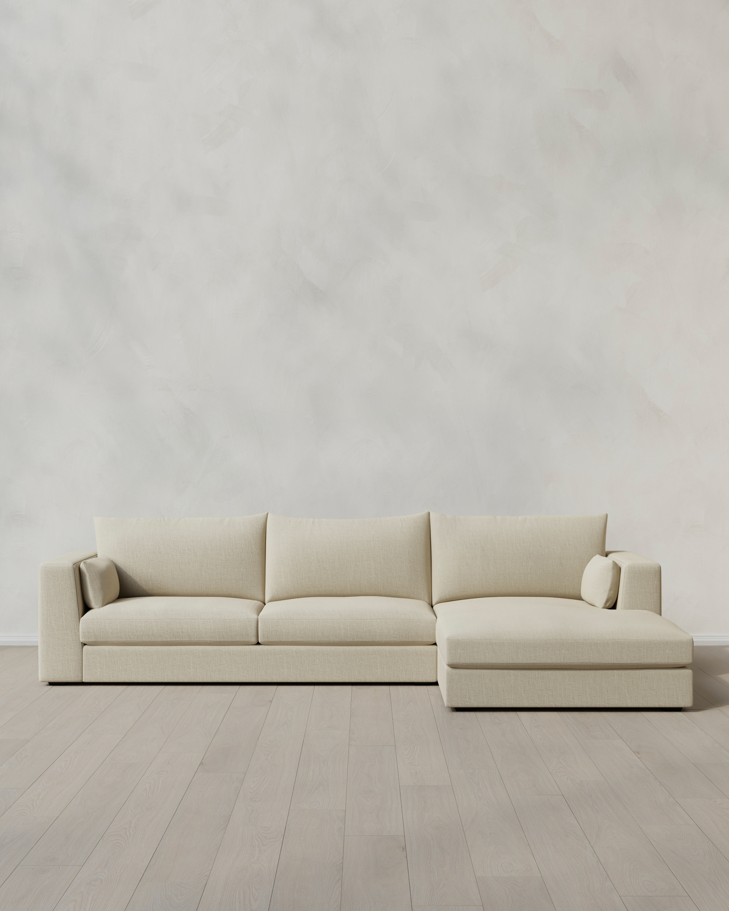 Quince Ellery Collection Right Arm Chaise Sectional Bru MEX Sand