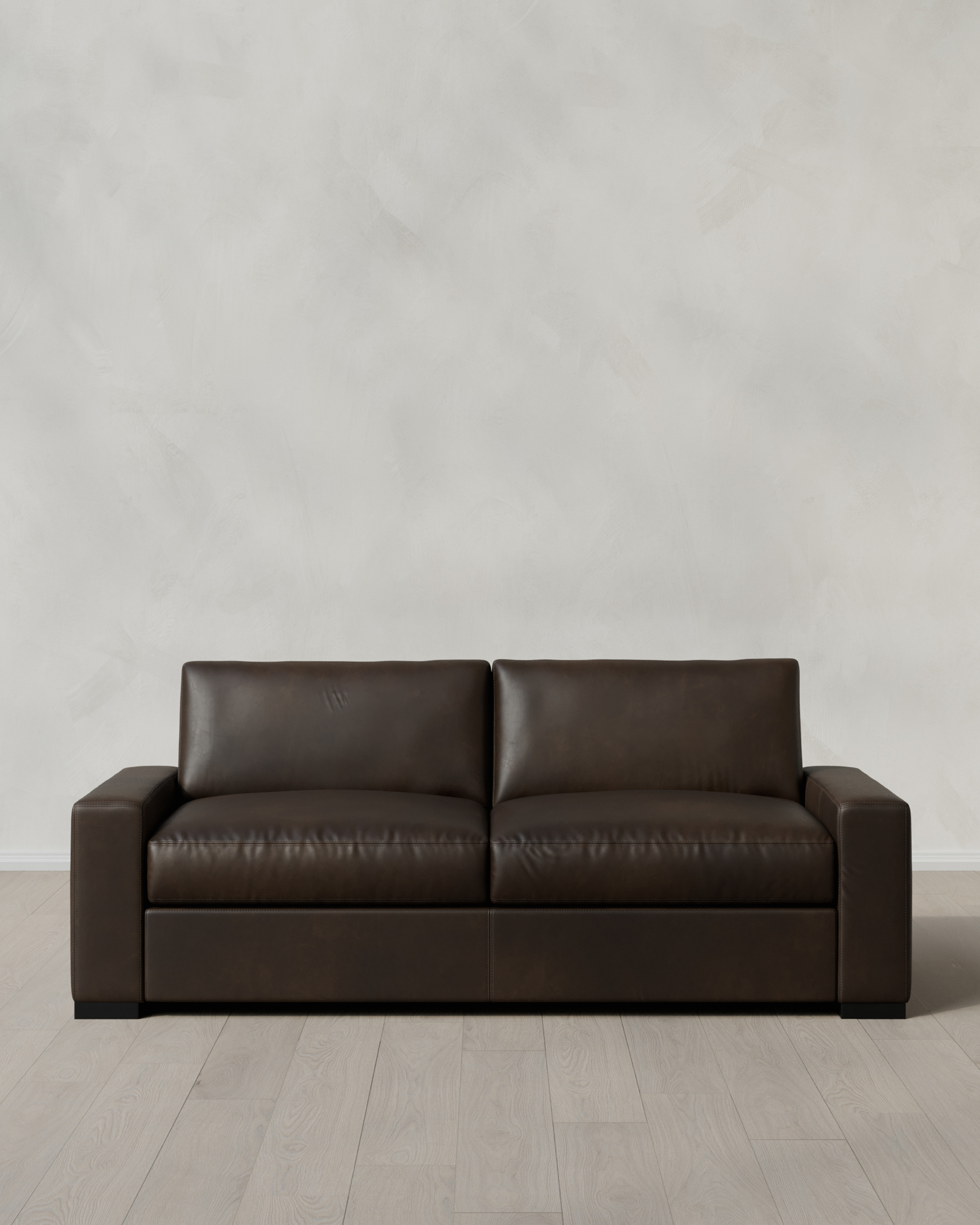 Smoke Stillman Sofa in Leather