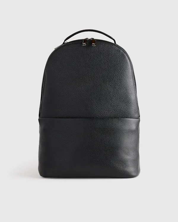 Excursion Italian Leather Laptop Backpack