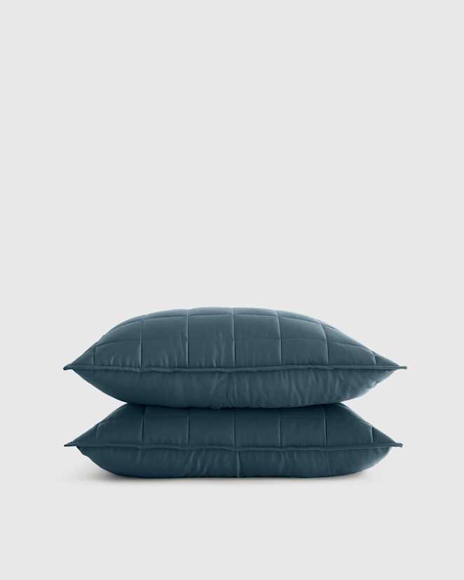 Nightfall Bamboo Box Quilted Sham Set