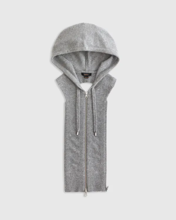 100% Mongolian Cashmere Hoodie Blazer Insert
