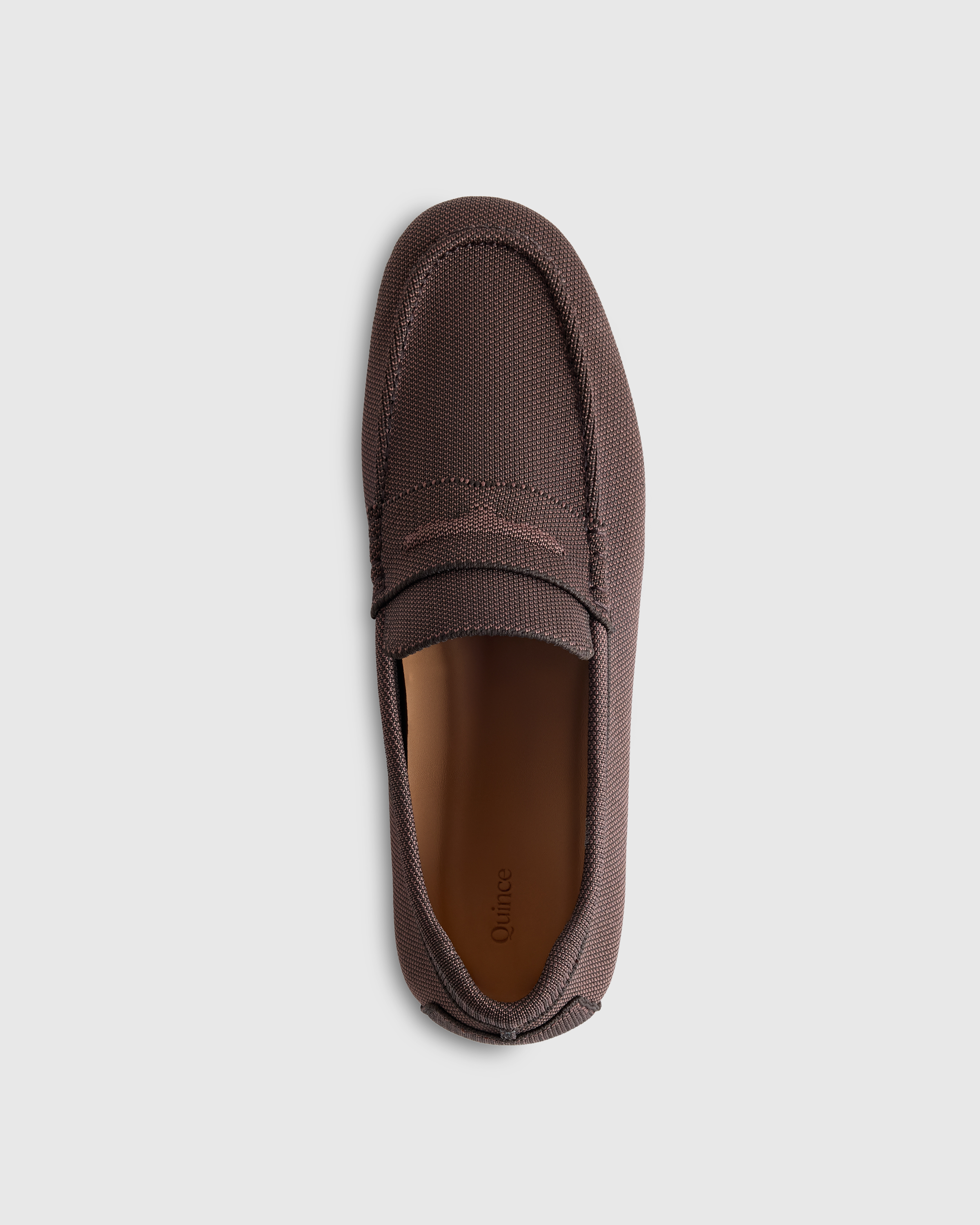 マロン15500 Recycled Knit Driving Loafer in Dark Chocolate